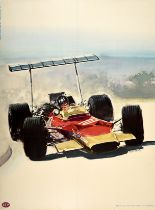Sport Poster Formula 1 Lotus 49 F1 Graham Hill STP Fuel