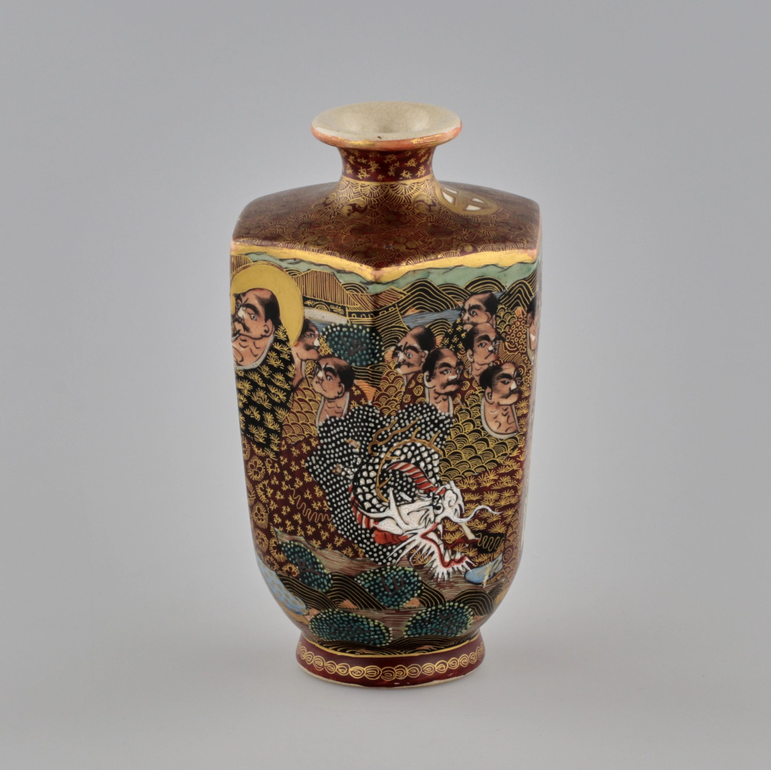 Small Japanese vase Satsuma - Image 2 of 5