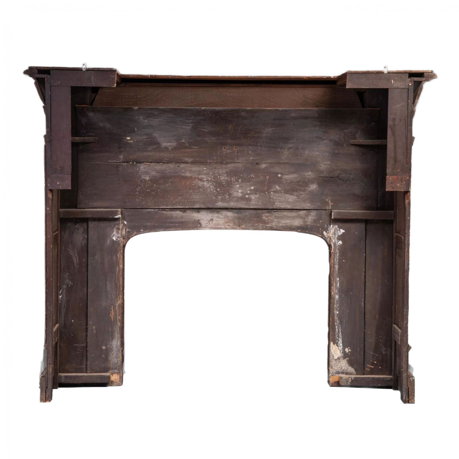 Carved oak fireplace in Renaissance style. - Bild 2 aus 4