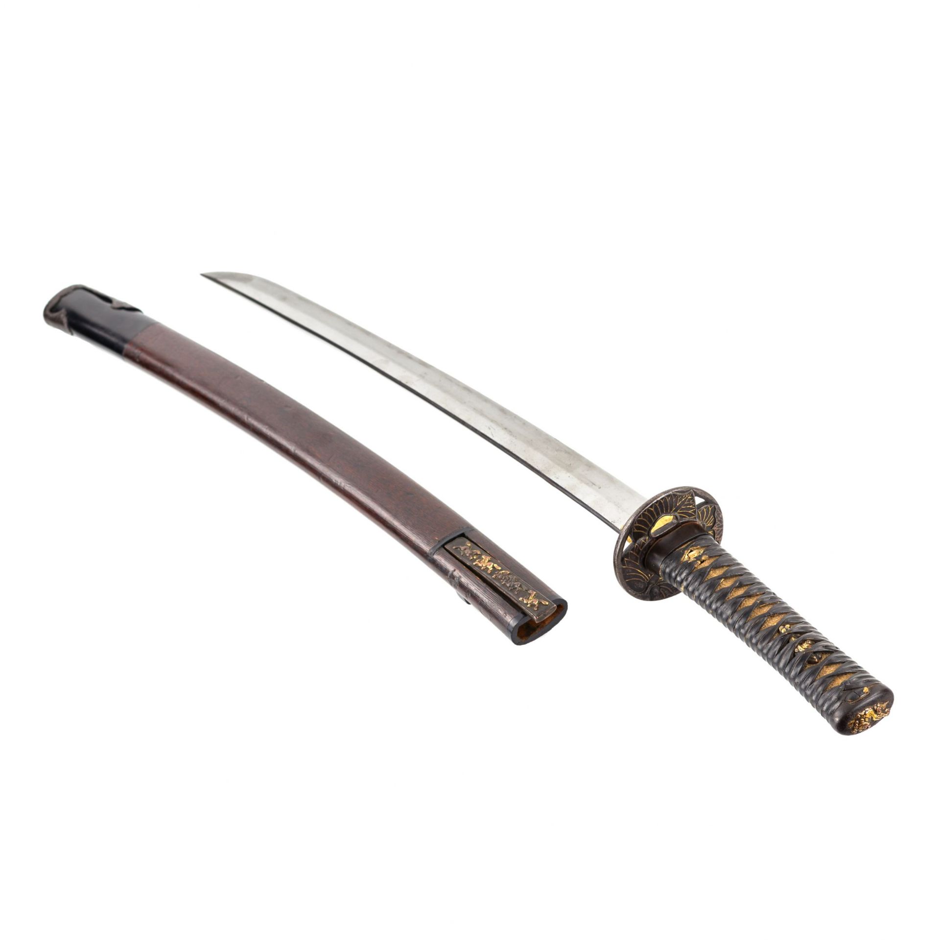 Japanese sword. Wakizashi. 19th century. - Bild 4 aus 5
