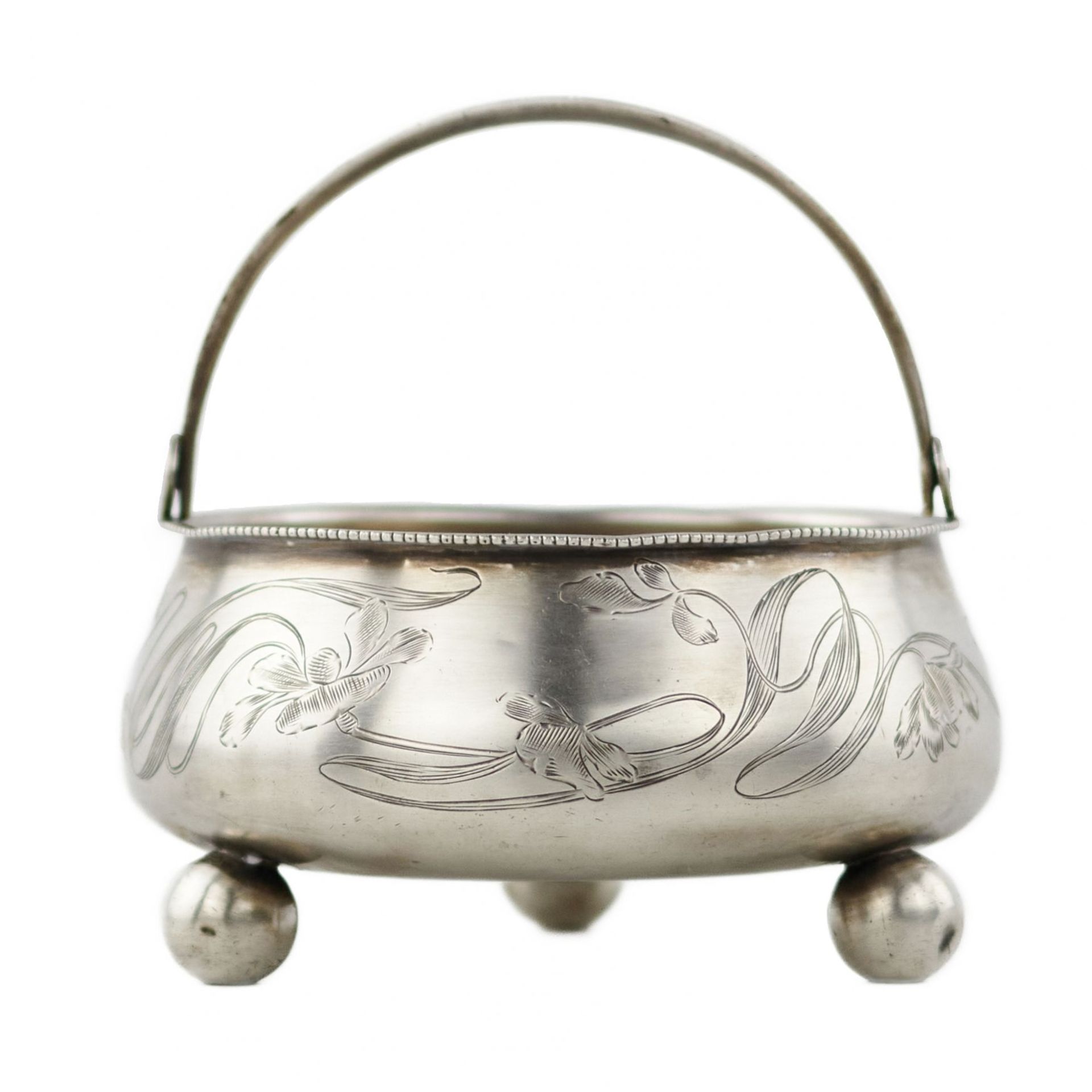 Russian, silver sugar bowl from the turn of the 19th-20th centuries. - Bild 2 aus 9