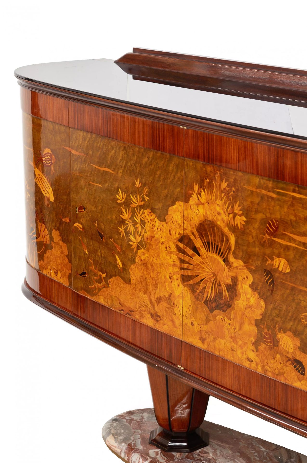 Vittorio Dassi. Grandiose furniture set in Art Deco style. - Image 5 of 11