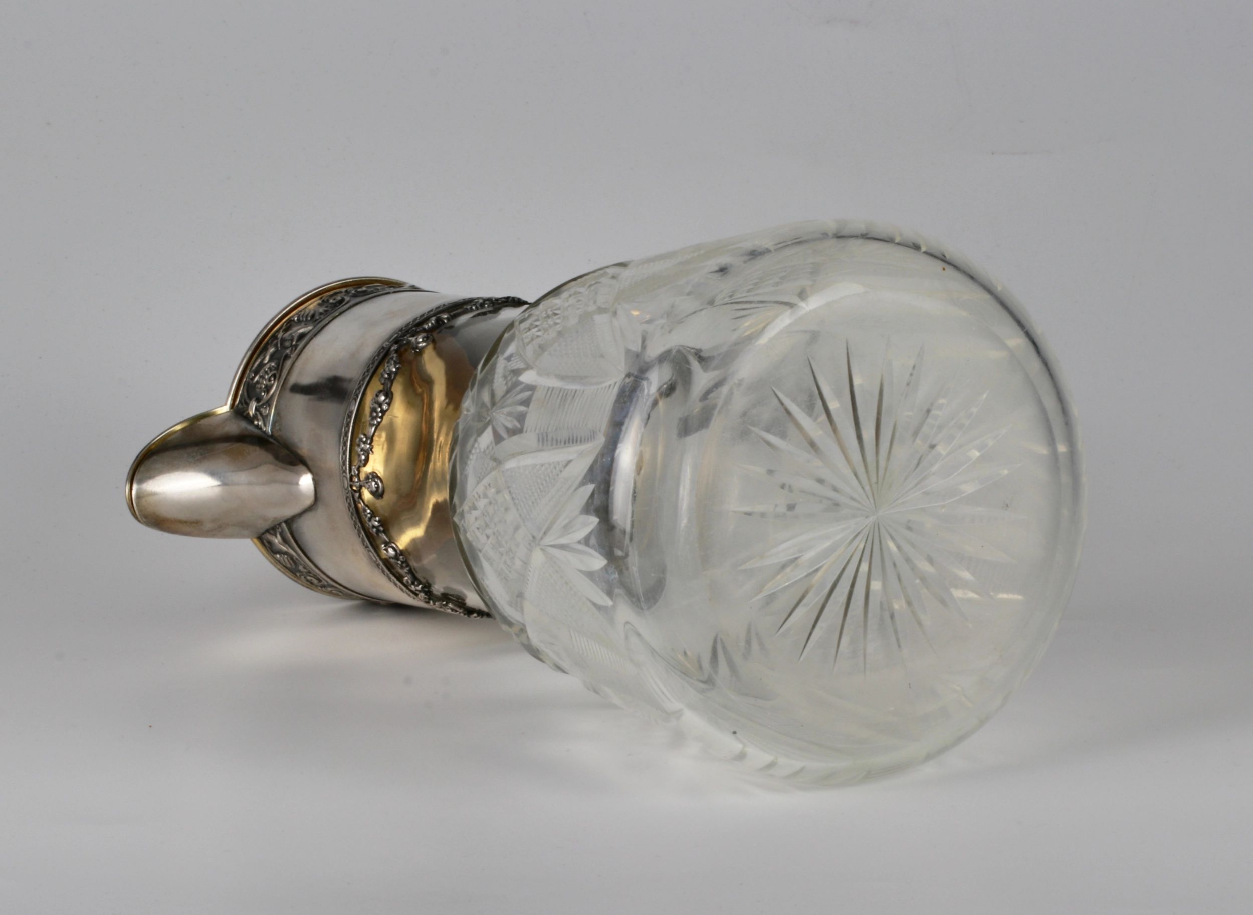 Crystal jug in silver. 13th Artel. Moscow - Image 10 of 11
