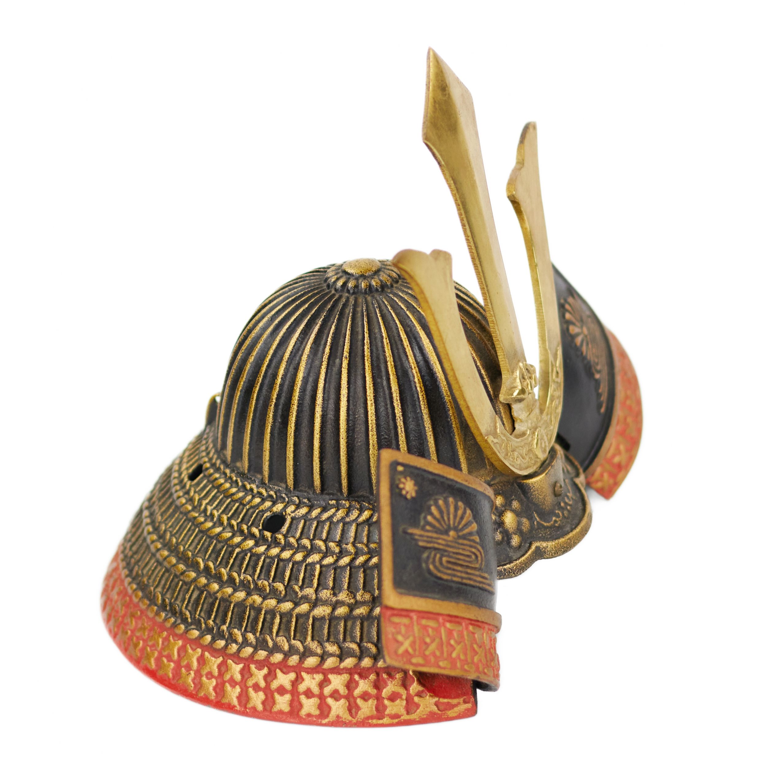 Bronze model - samurai helmet, Japan, 20th century. - Image 4 of 5