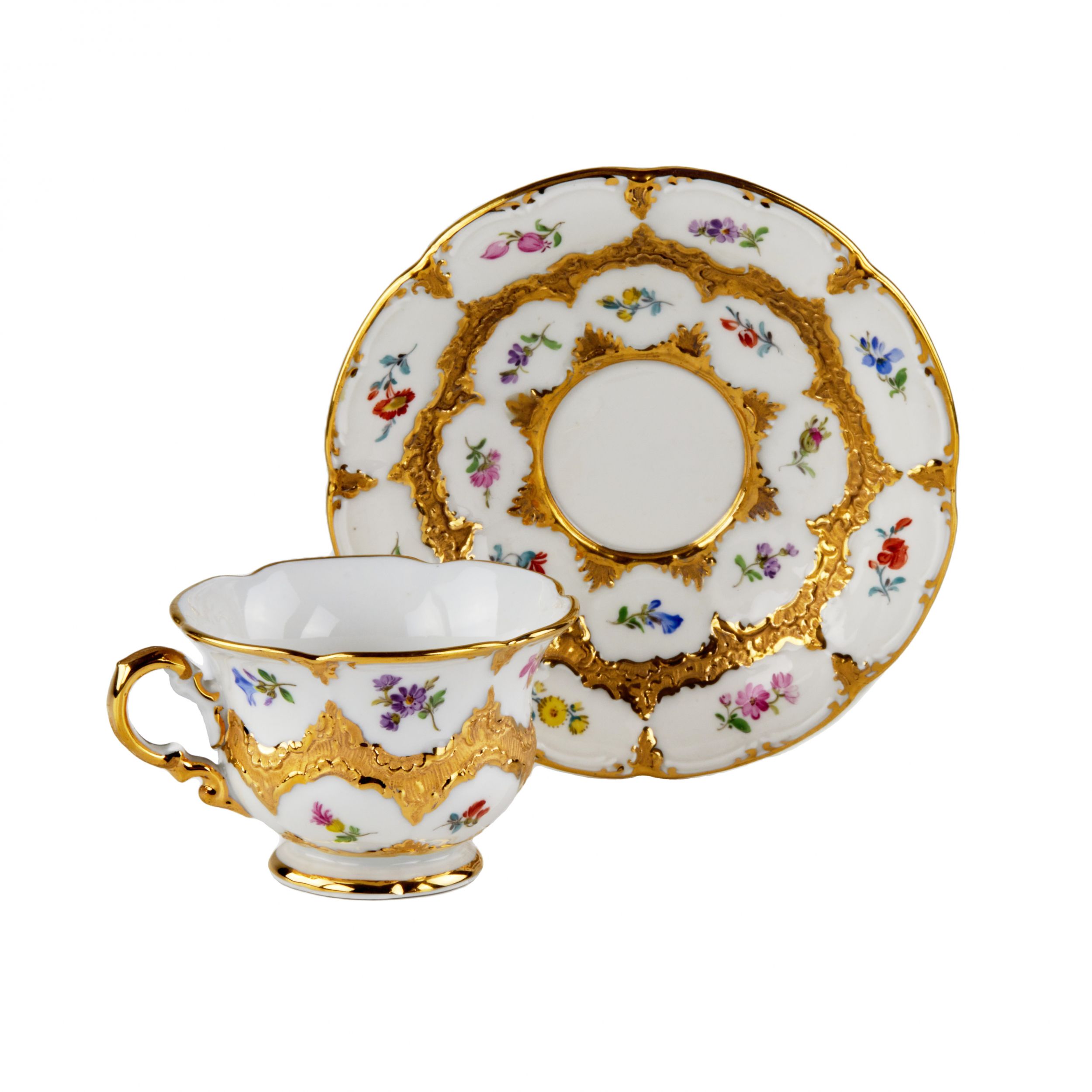 Meissen coffee service for 6 persons. - Image 4 of 9