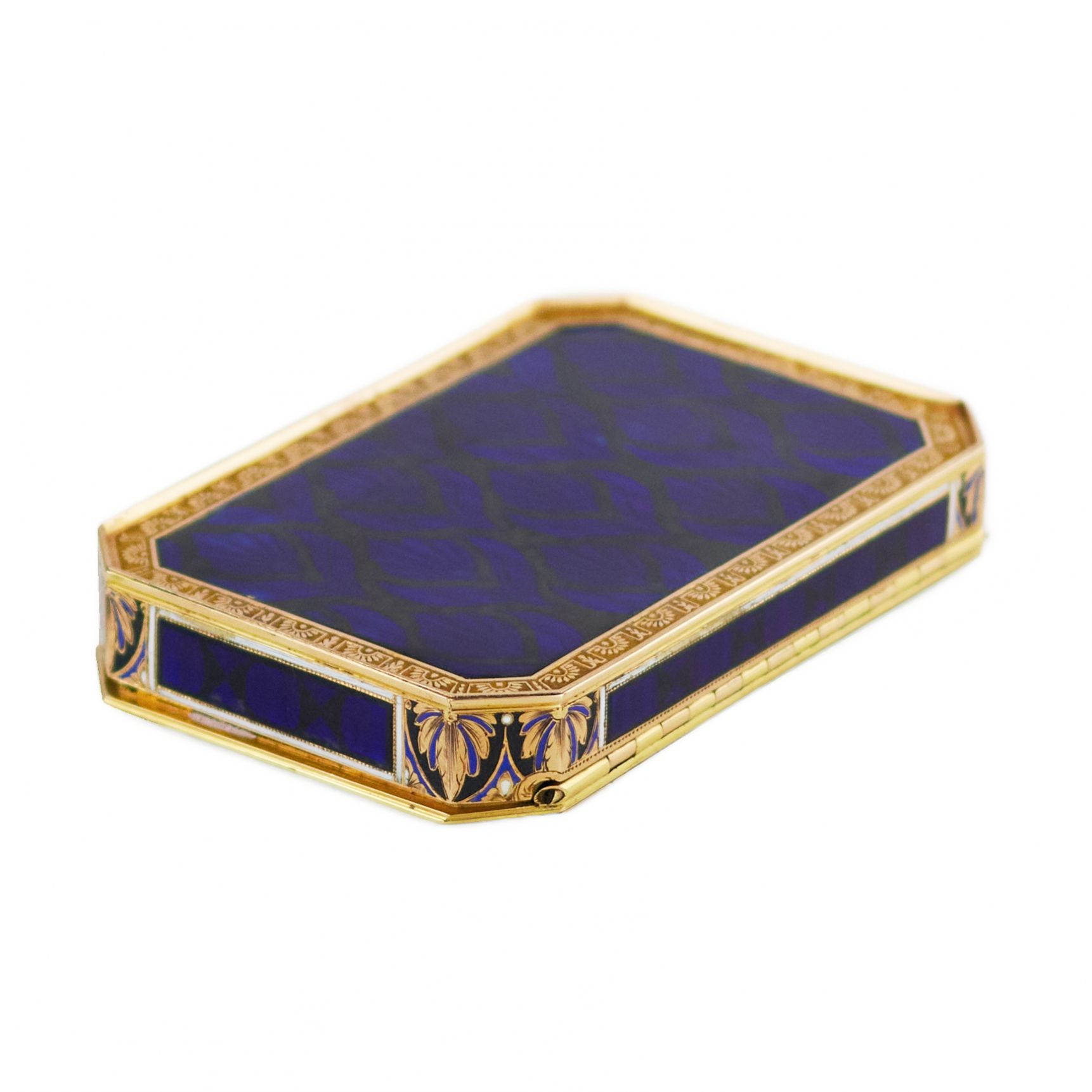 Gold snuff box with enamel. Jean George Remond & Compagnie. 1810. - Image 6 of 6