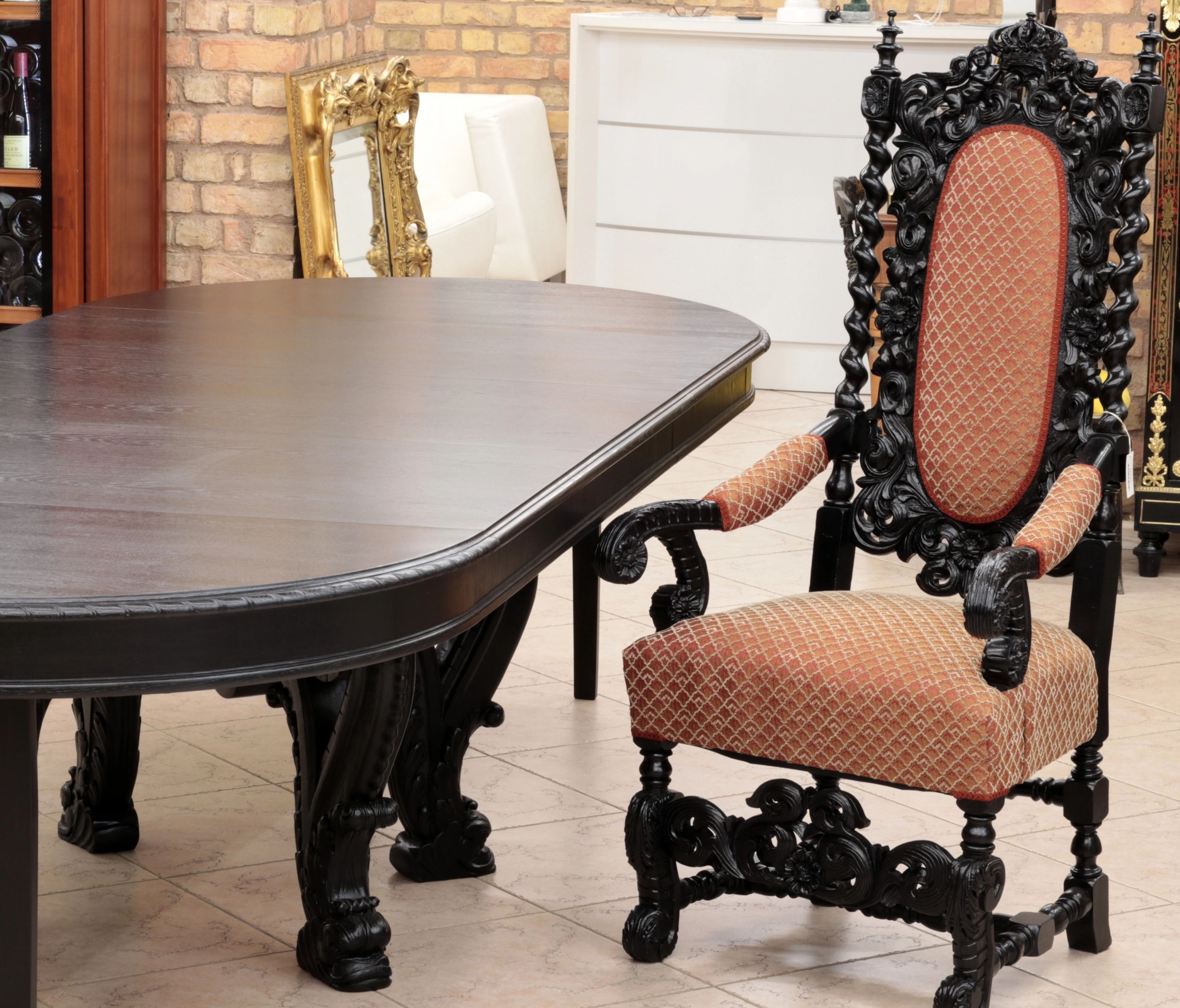 Table set in the style of Napoleon III. - Image 9 of 9