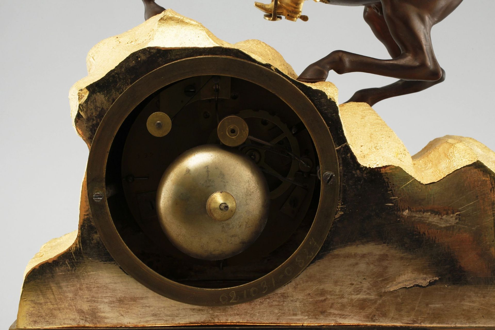 Mantel clock Cavalryman - Image 3 of 8