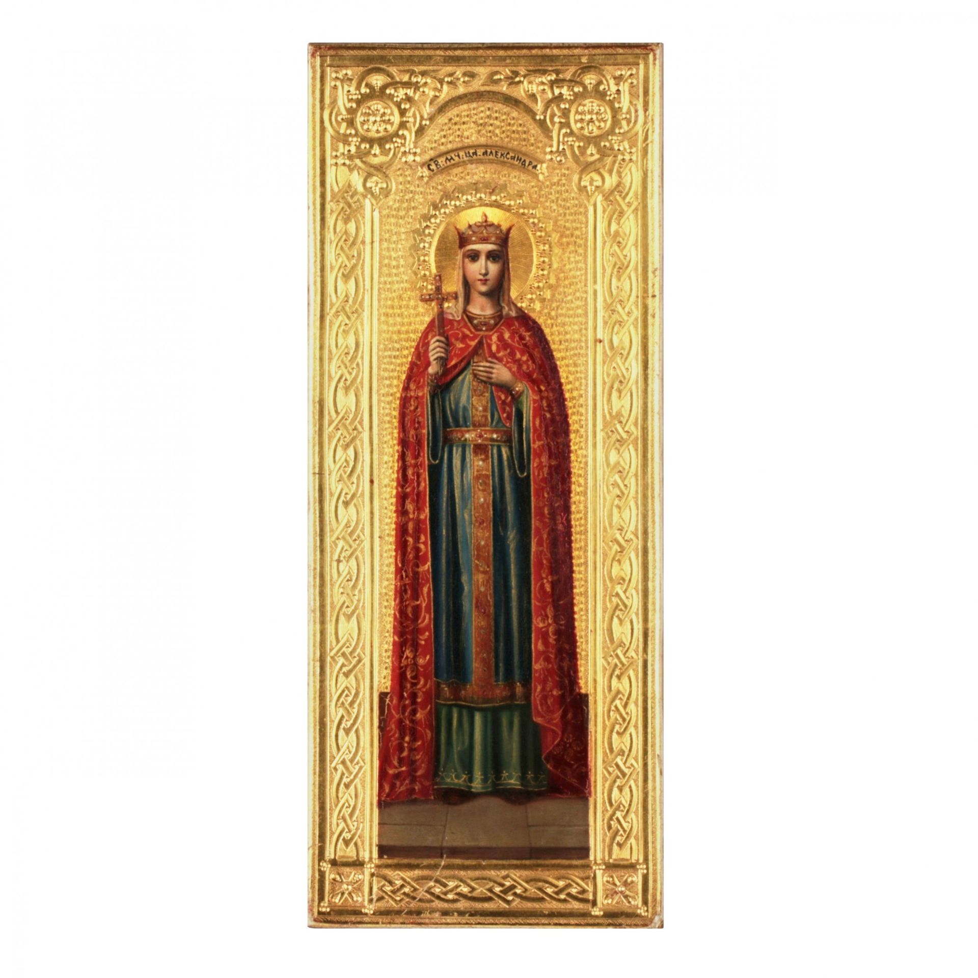 Icon of St. Alexandra. The turn of the 19th and 20th centuries.