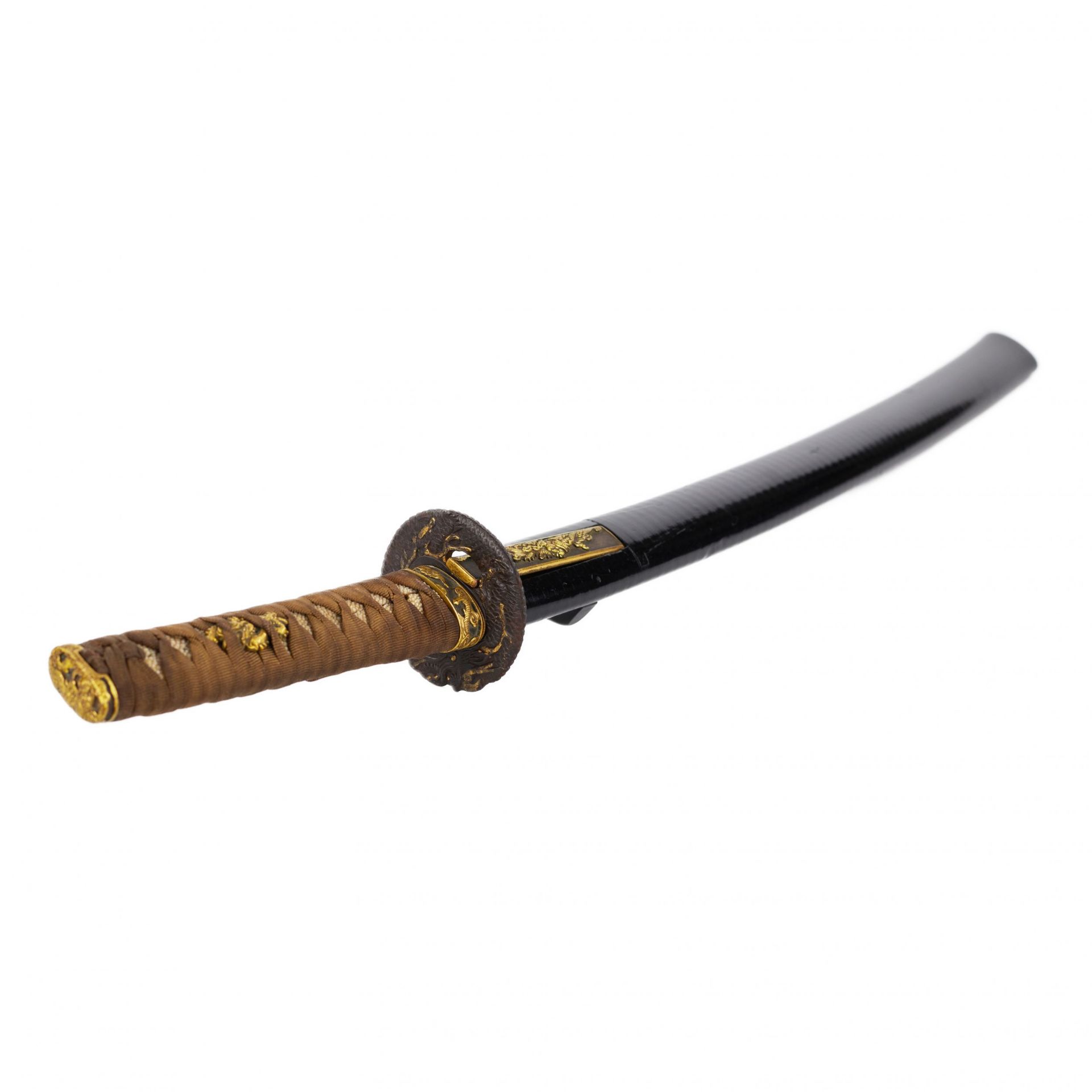Short sword of the samurai Wakizashi, Nanki Hatakeyama, master Yamato no Suke Masatsugu, 19th centur - Bild 7 aus 10
