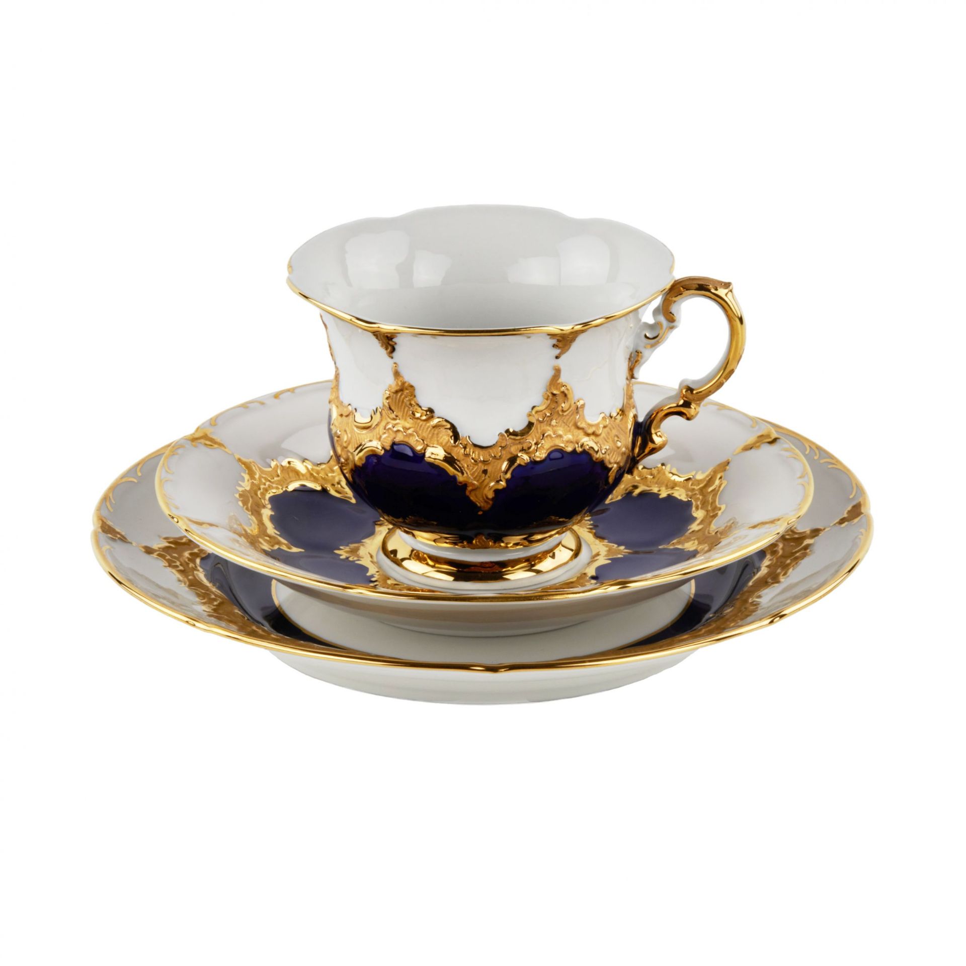 MEISSEN coffee service for six persons. After 1933. - Image 3 of 8