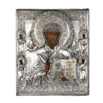 Icon Nicholas the Wonderworker. 1836 Russia.