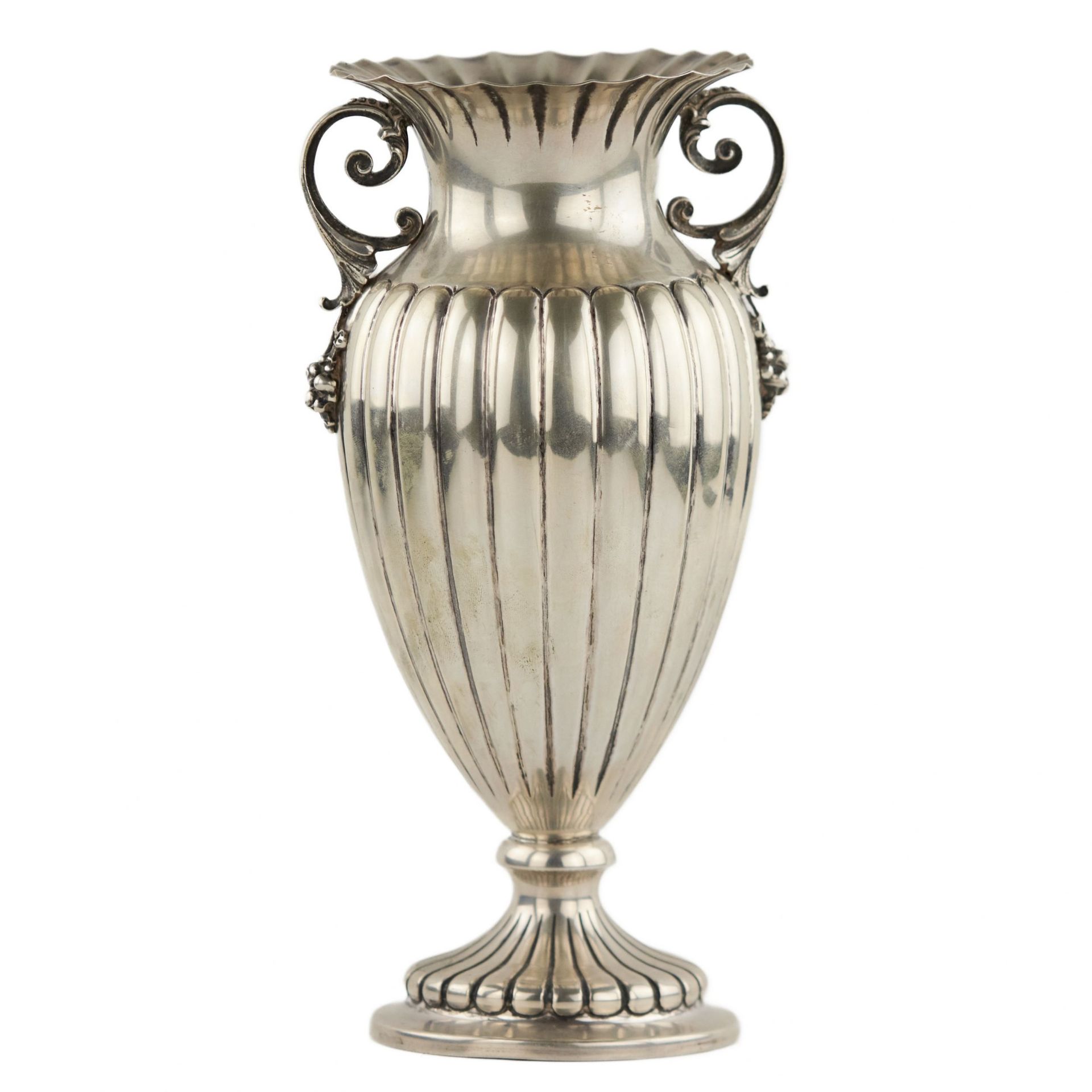 Italian silver vase. - Bild 2 aus 7