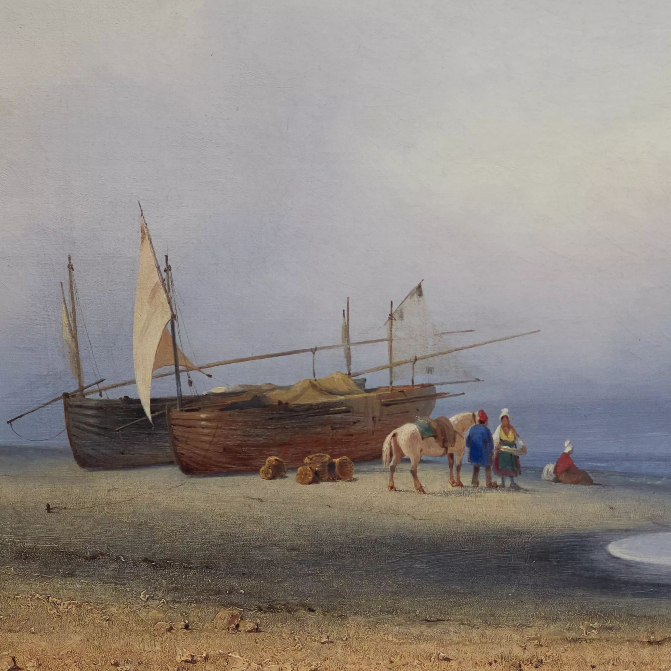 A.N. Mordvinov. Seascape. 1849. - Image 3 of 7