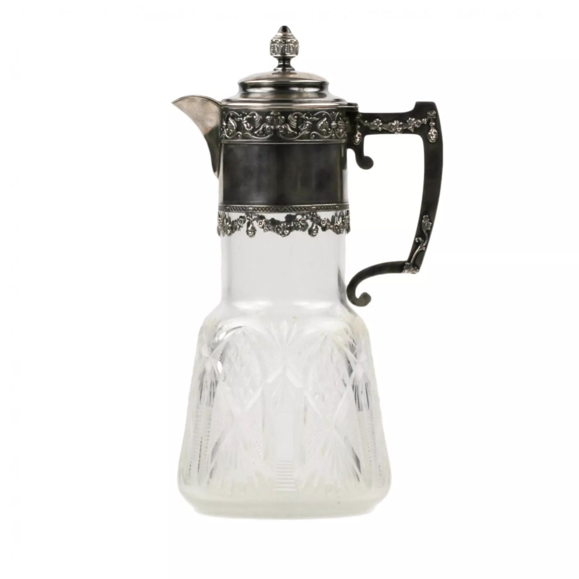 Crystal jug in silver. 13th Artel. Moscow - Image 11 of 11