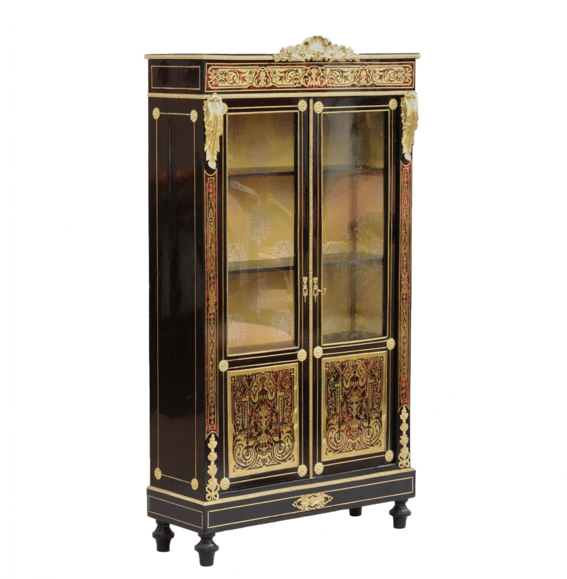 Showcase in Boulle style. 19th century. - Bild 2 aus 6