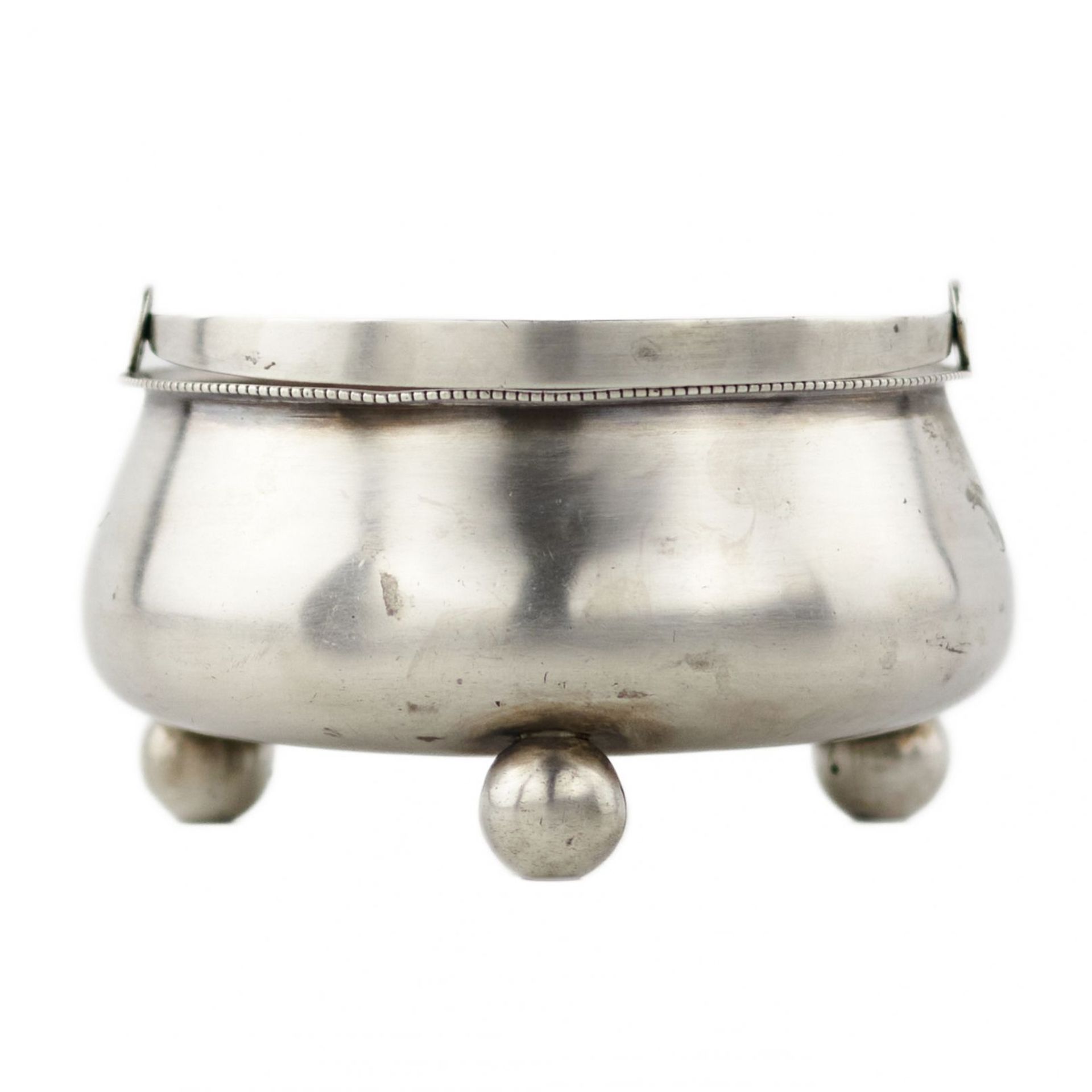 Russian, silver sugar bowl from the turn of the 19th-20th centuries. - Bild 4 aus 9