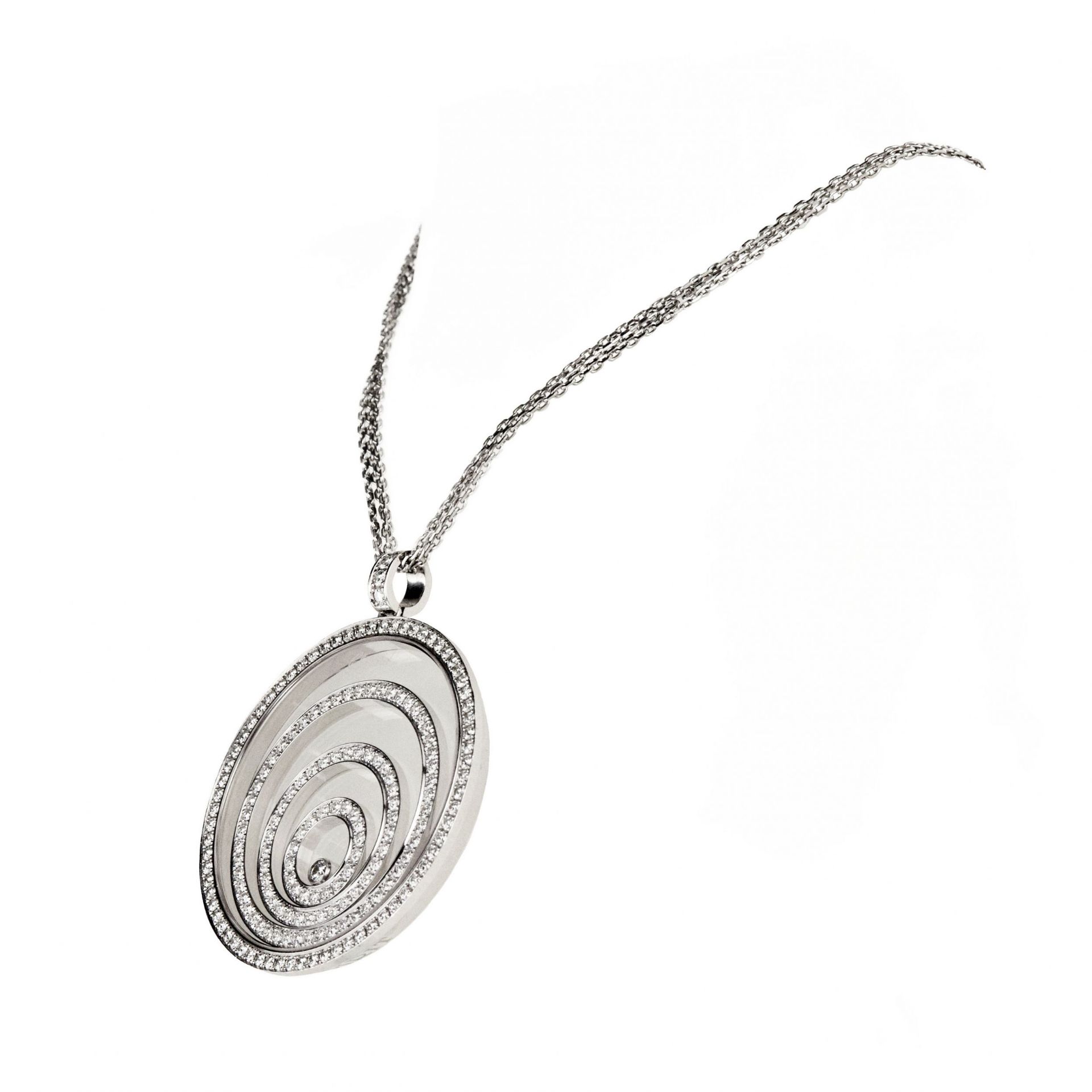 Chopard white gold pendant with diamonds. - Image 2 of 10