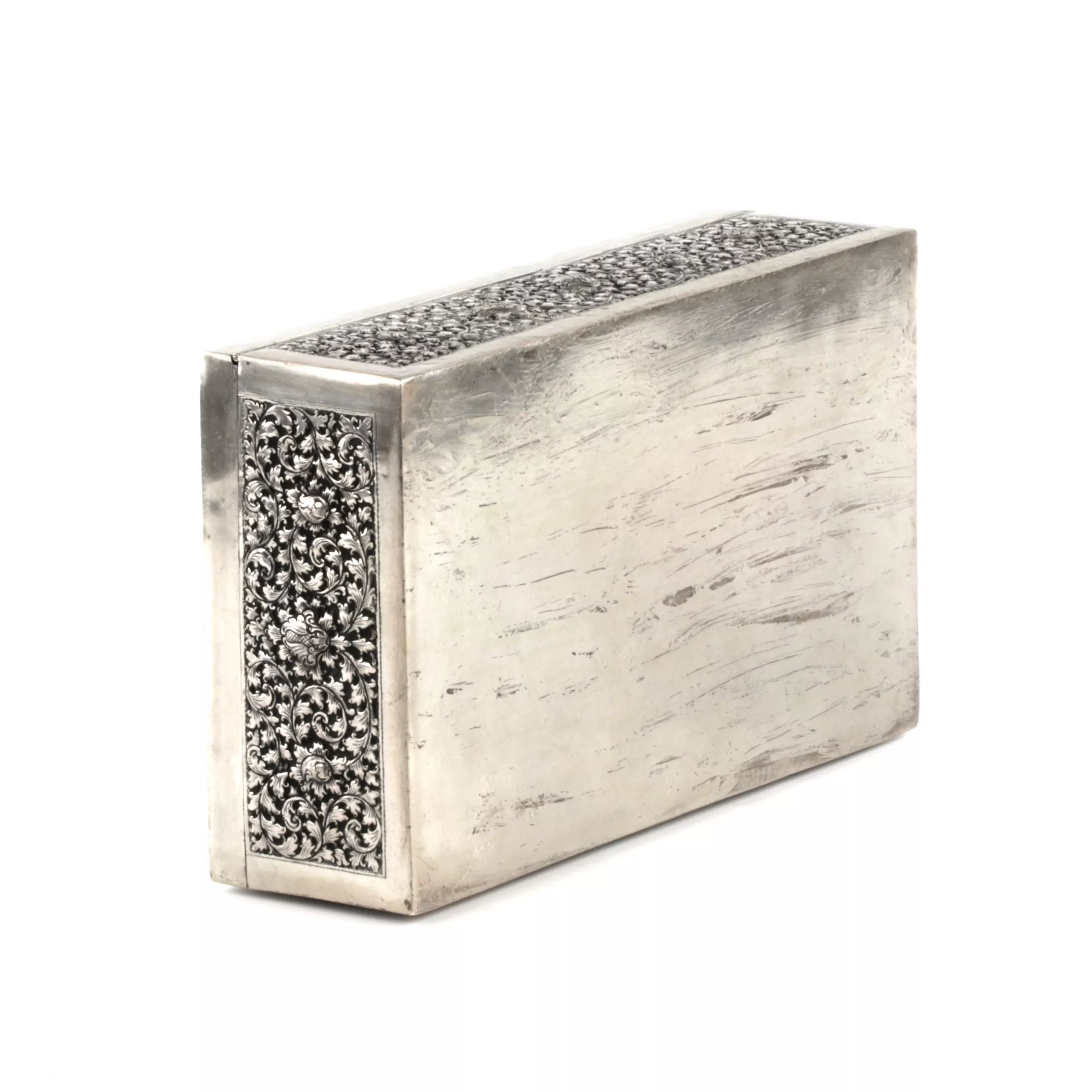 Silver cigar box. - Image 7 of 8