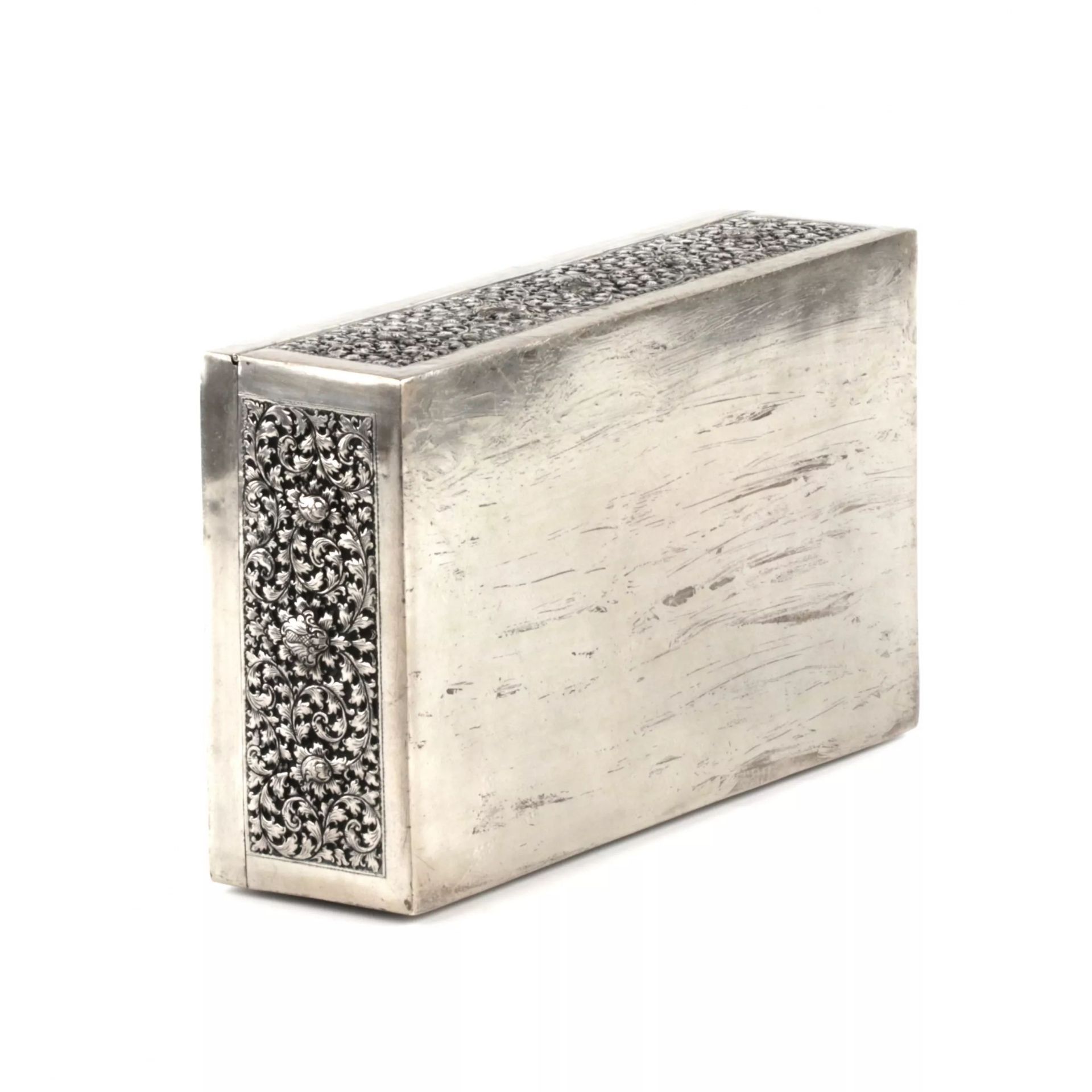 Silver cigar box. - Bild 7 aus 8