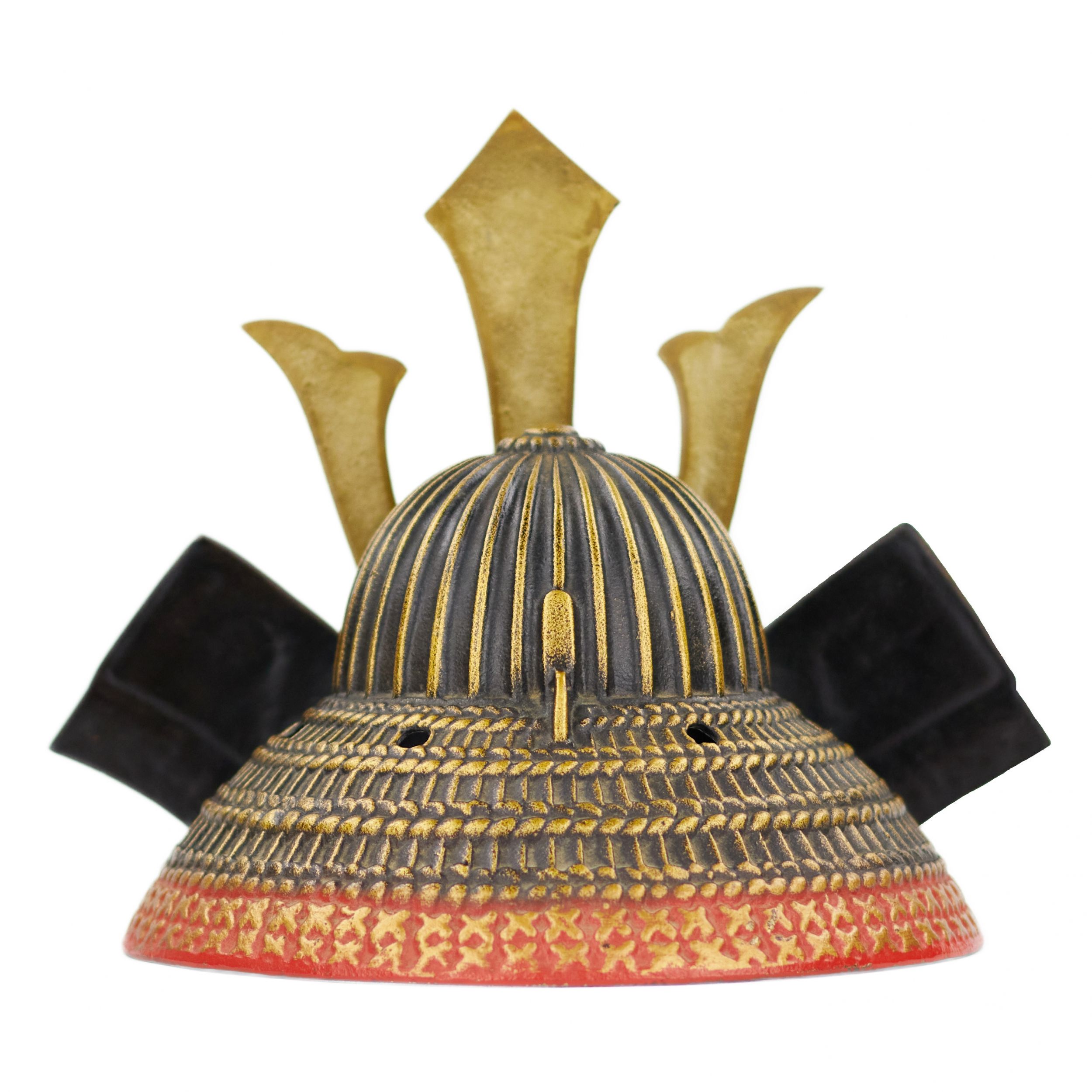 Bronze model - samurai helmet, Japan, 20th century. - Image 3 of 5