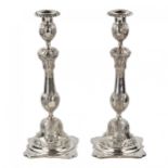 A pair of silver Saturday candlesticks. Kyiv 1878