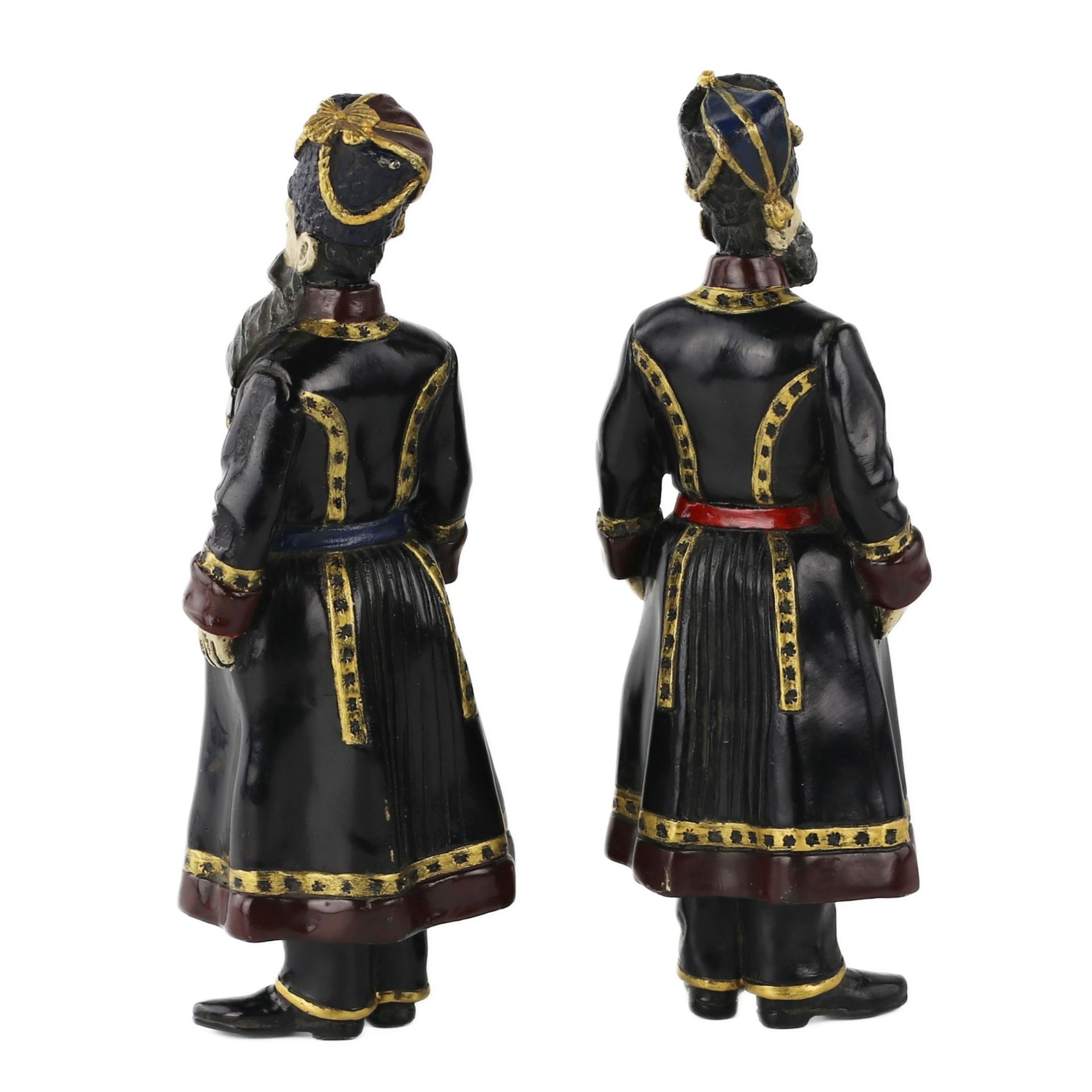 Pair of bronze figures of Russian Cossacks, personal guard of the Imperial Family. In the style of F - Bild 4 aus 8