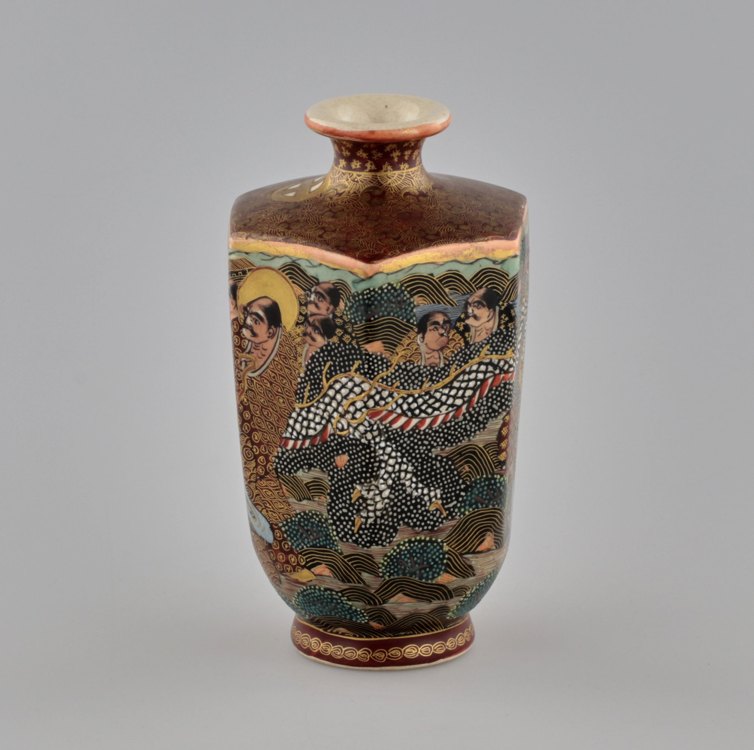 Small Japanese vase Satsuma - Image 4 of 5