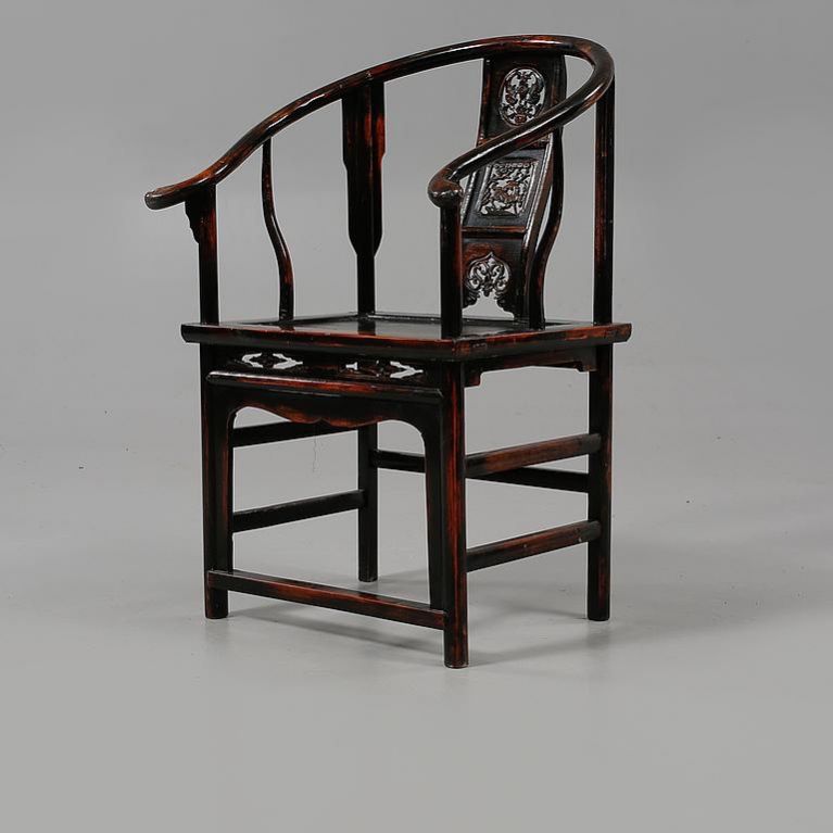 Huanghuali chair, Qing dynasty, 19th century - Image 3 of 5