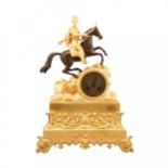 Mantel clock Cavalryman