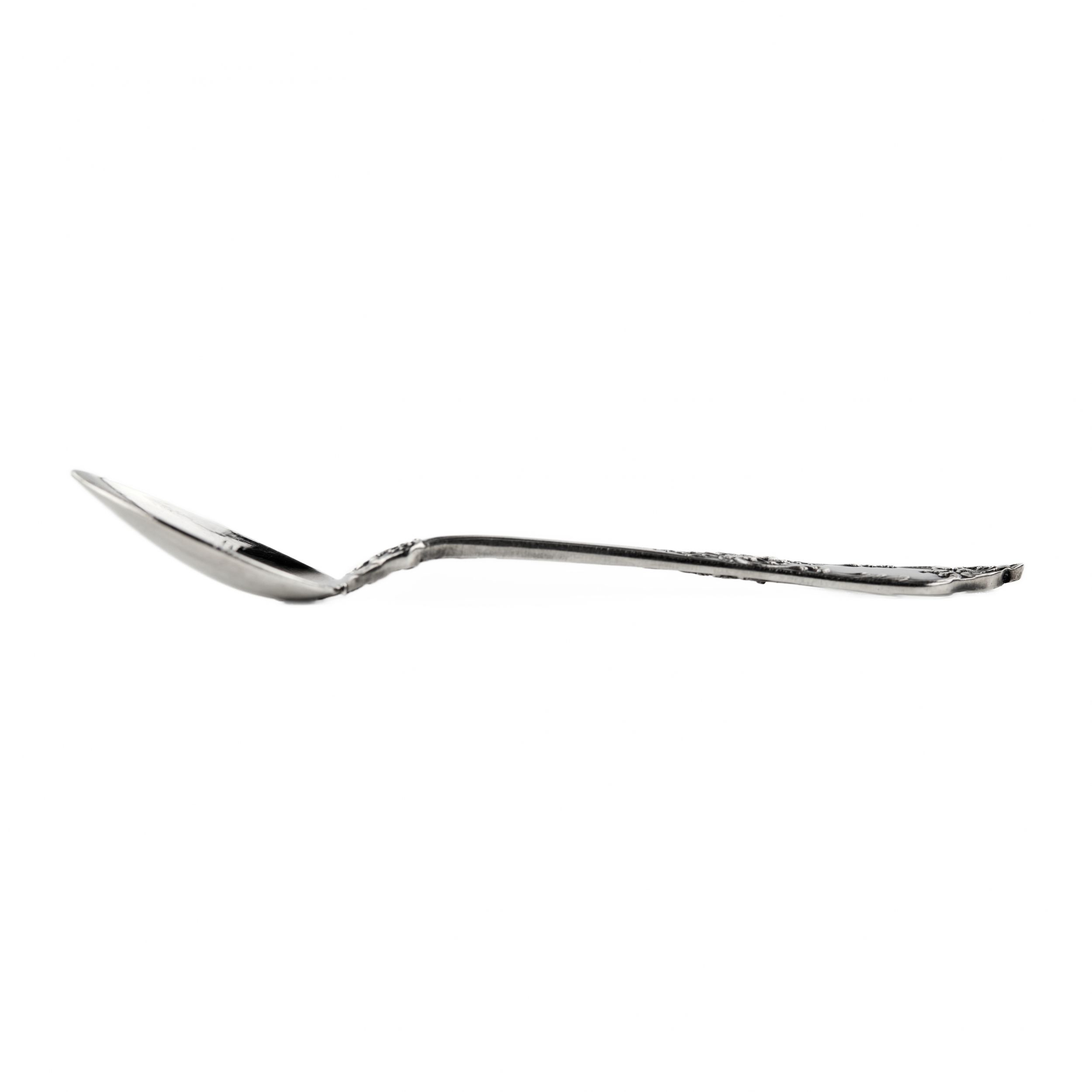 A set of silver coffee spoons. - Image 6 of 8