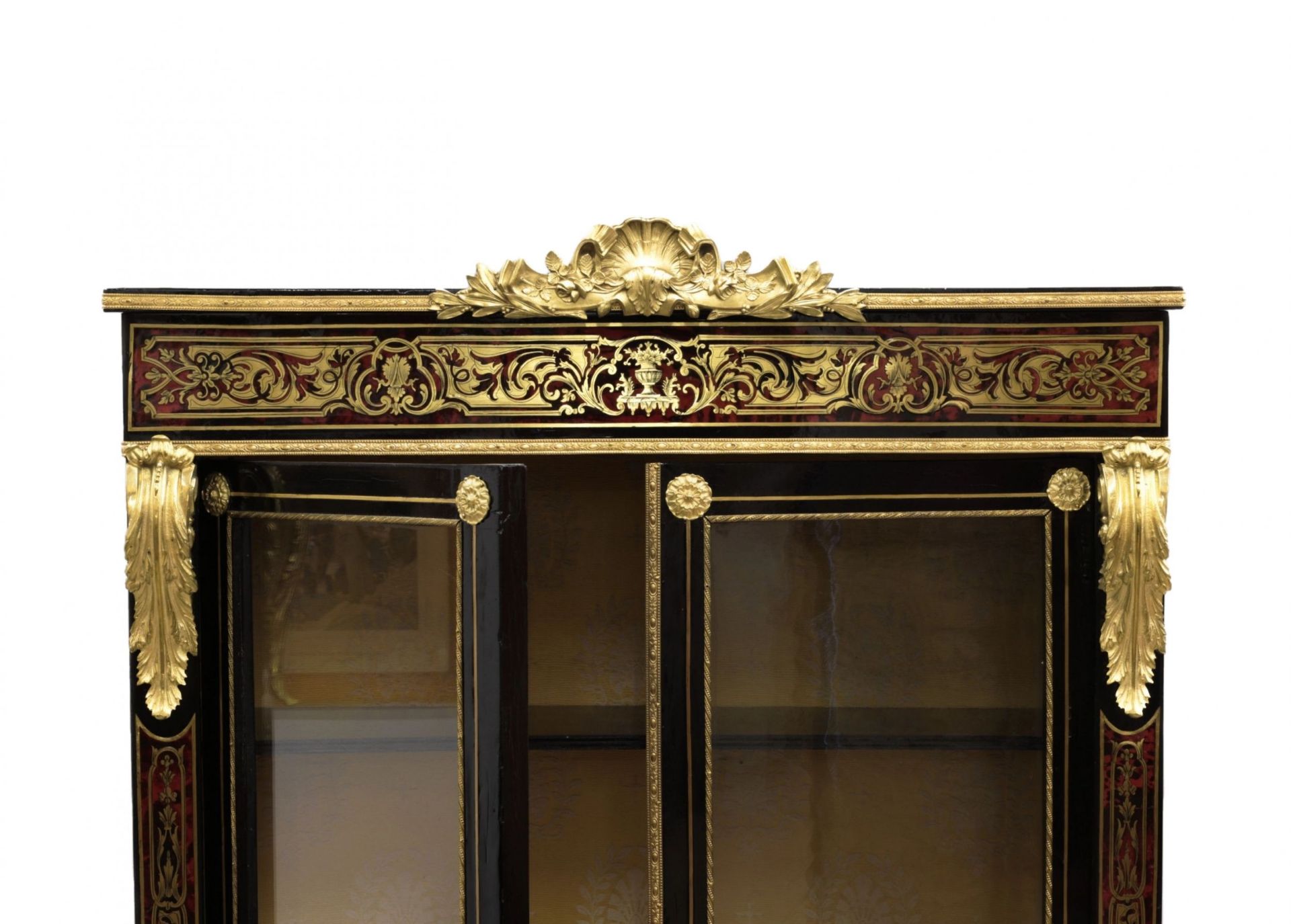 Showcase in Boulle style. 19th century. - Image 4 of 6