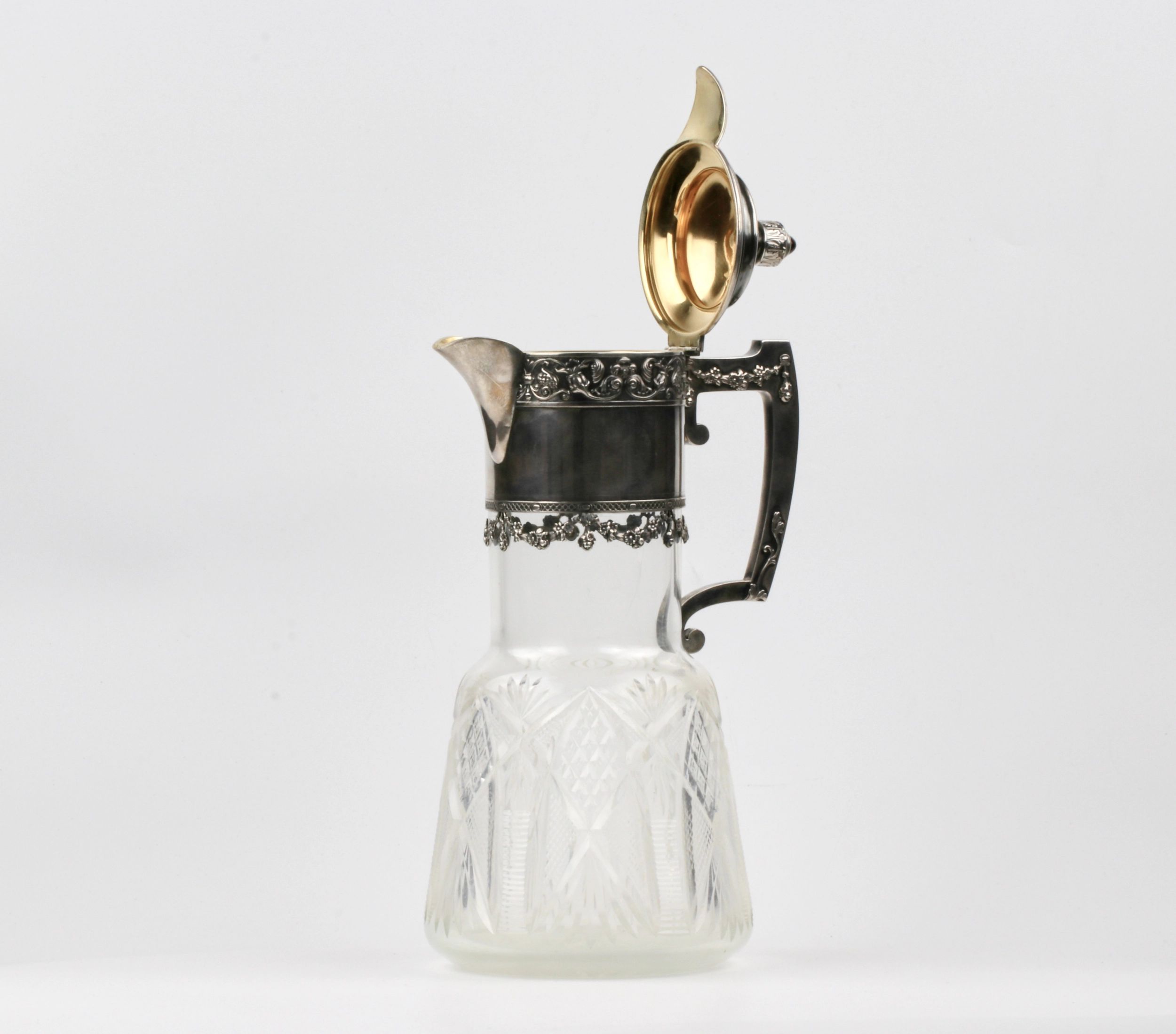 Crystal jug in silver. 13th Artel. Moscow - Image 2 of 11