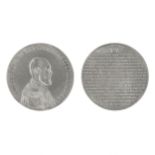 Table medal from the portrait series of Emperor Alexander III. Silver 1894