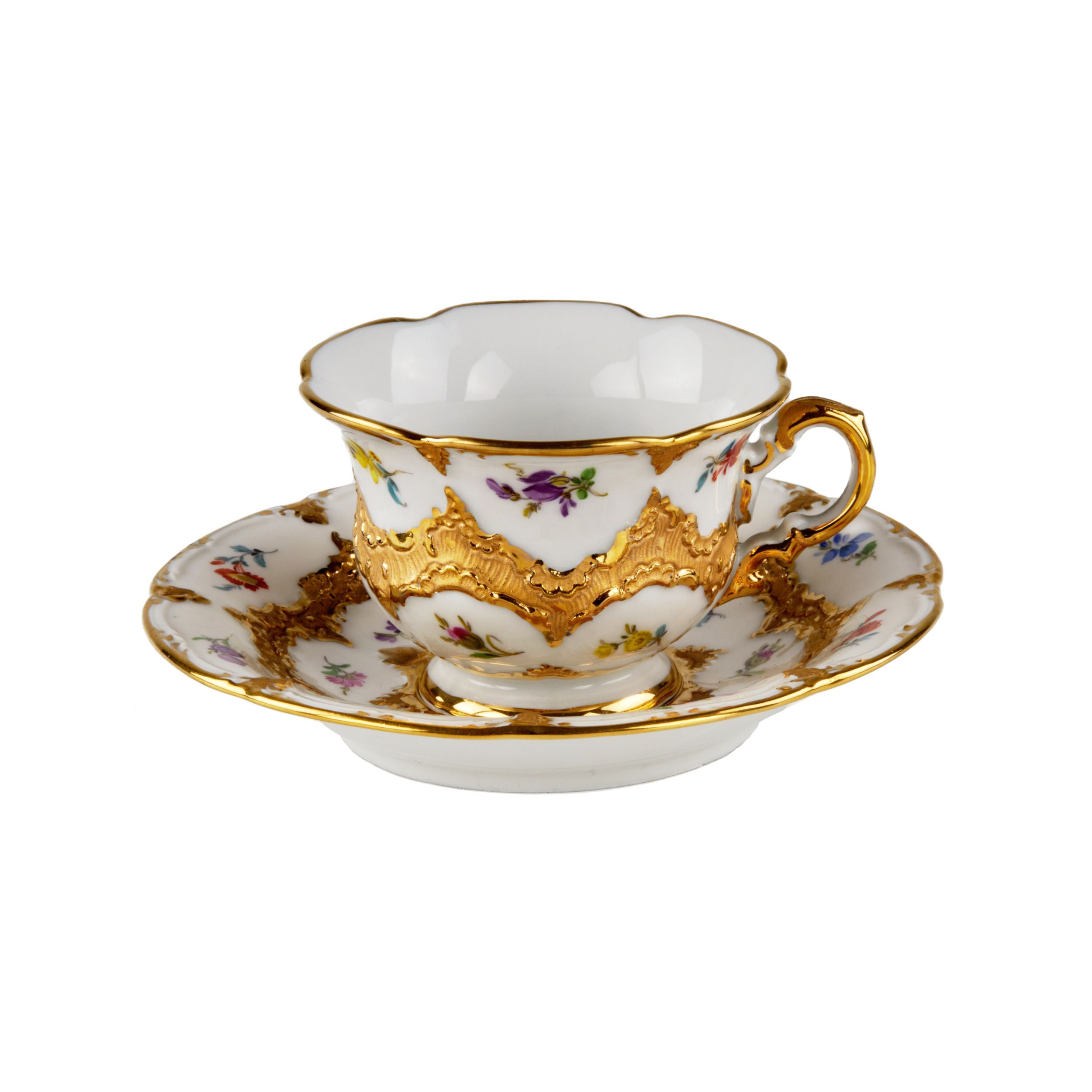 Meissen coffee service for 6 persons. - Image 3 of 9