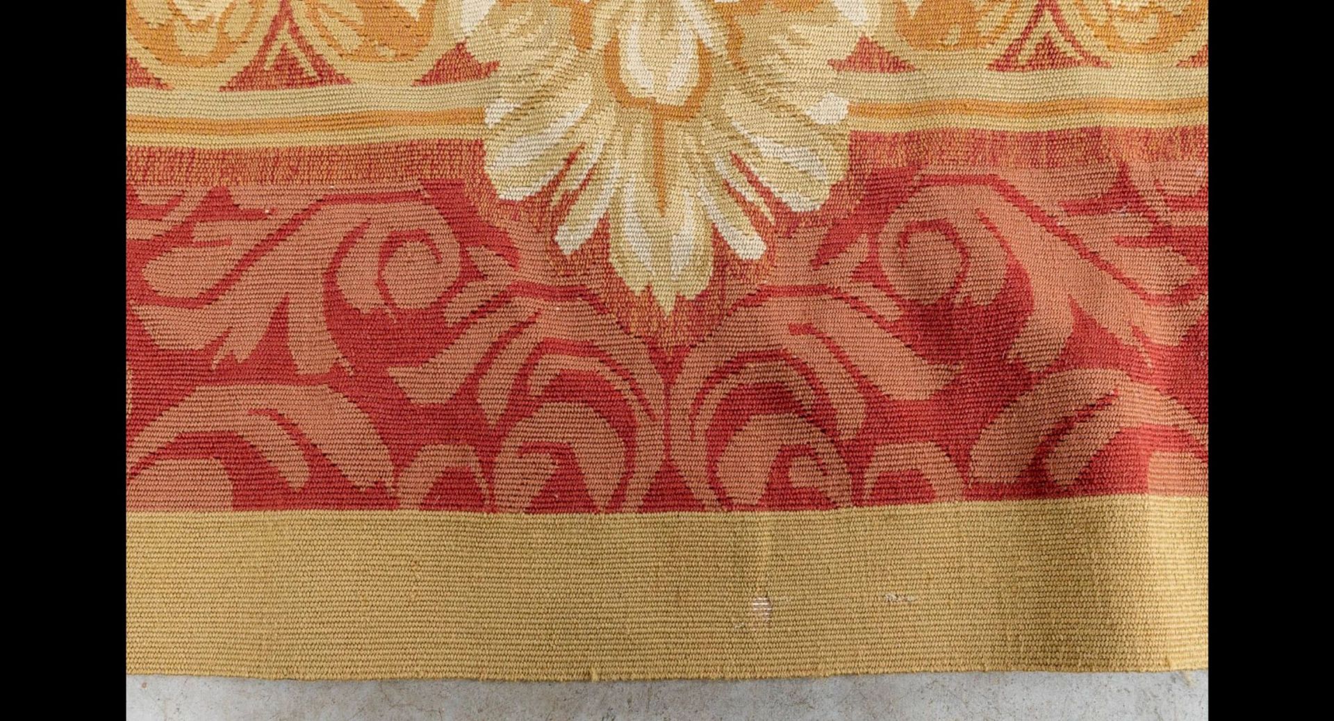 Exceptional, old Aubusson carpet from the 19th century. France. - Image 5 of 6