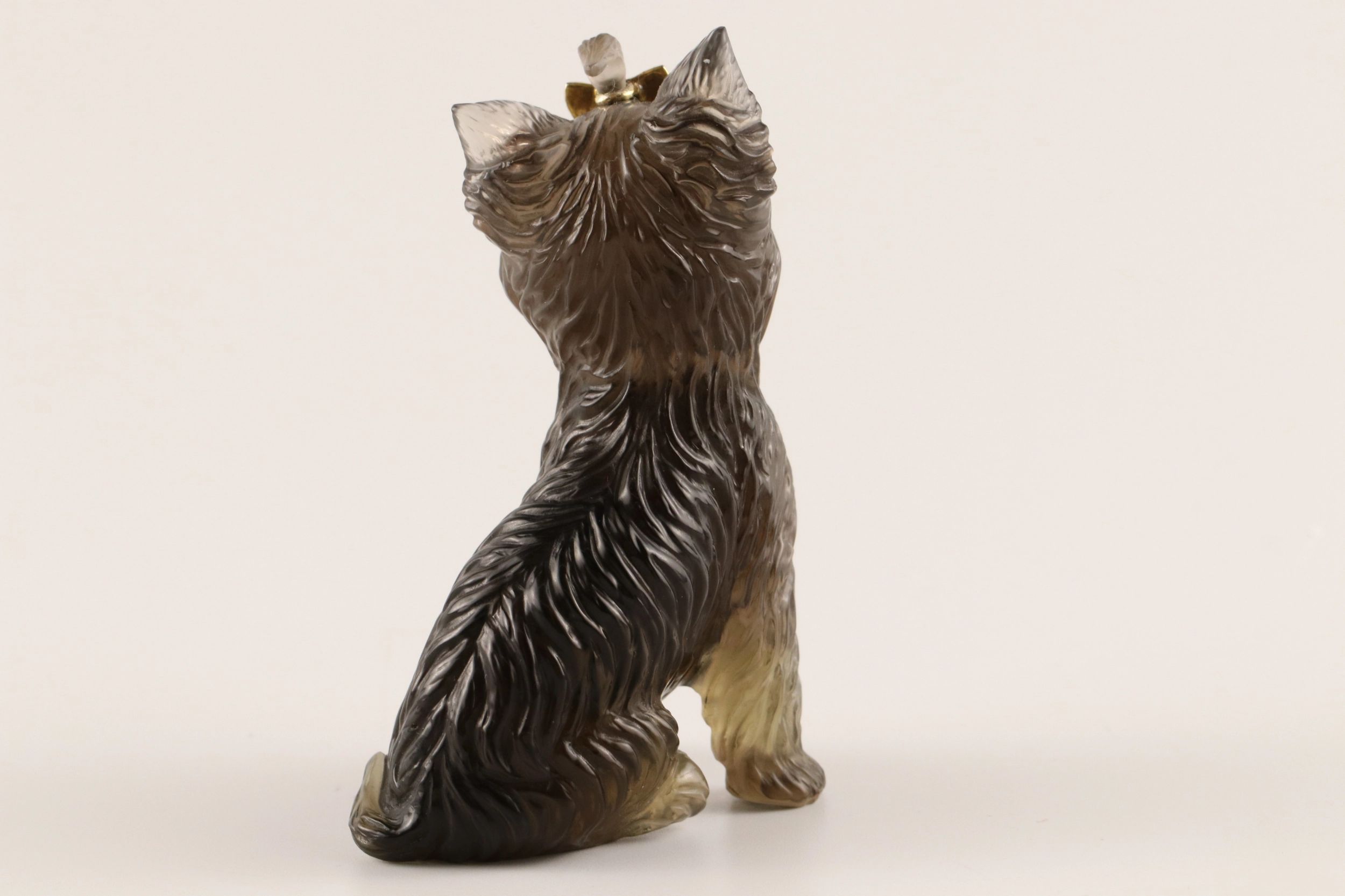 Stone-cut figurine Yorkshire Terrier in the style of Faberge 20th century. - Image 5 of 5