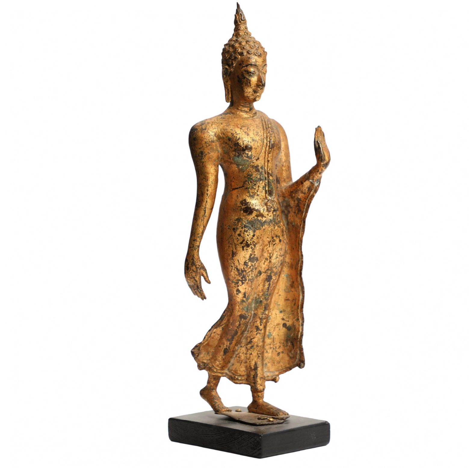 Figure of the Walking Buddha. 19th century