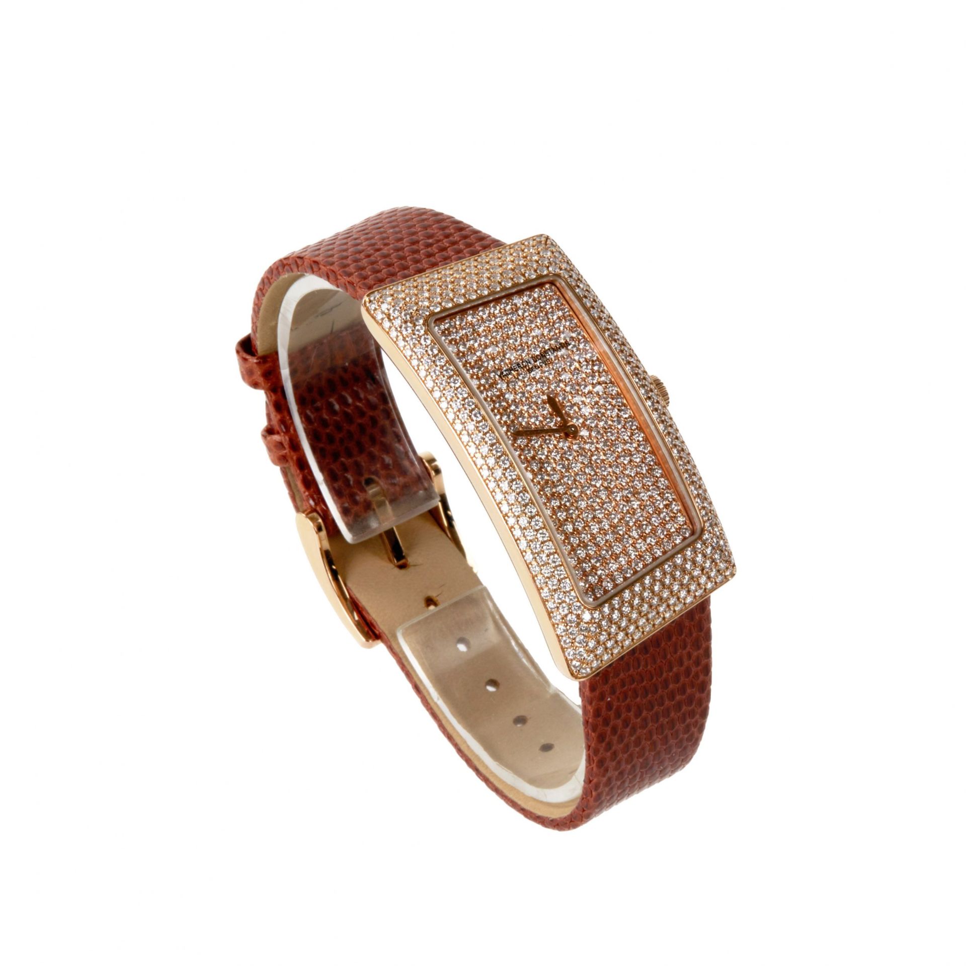 Womens Vacheron Constantin 1972 Series Diamond Rose Gold Watch. - Image 2 of 5