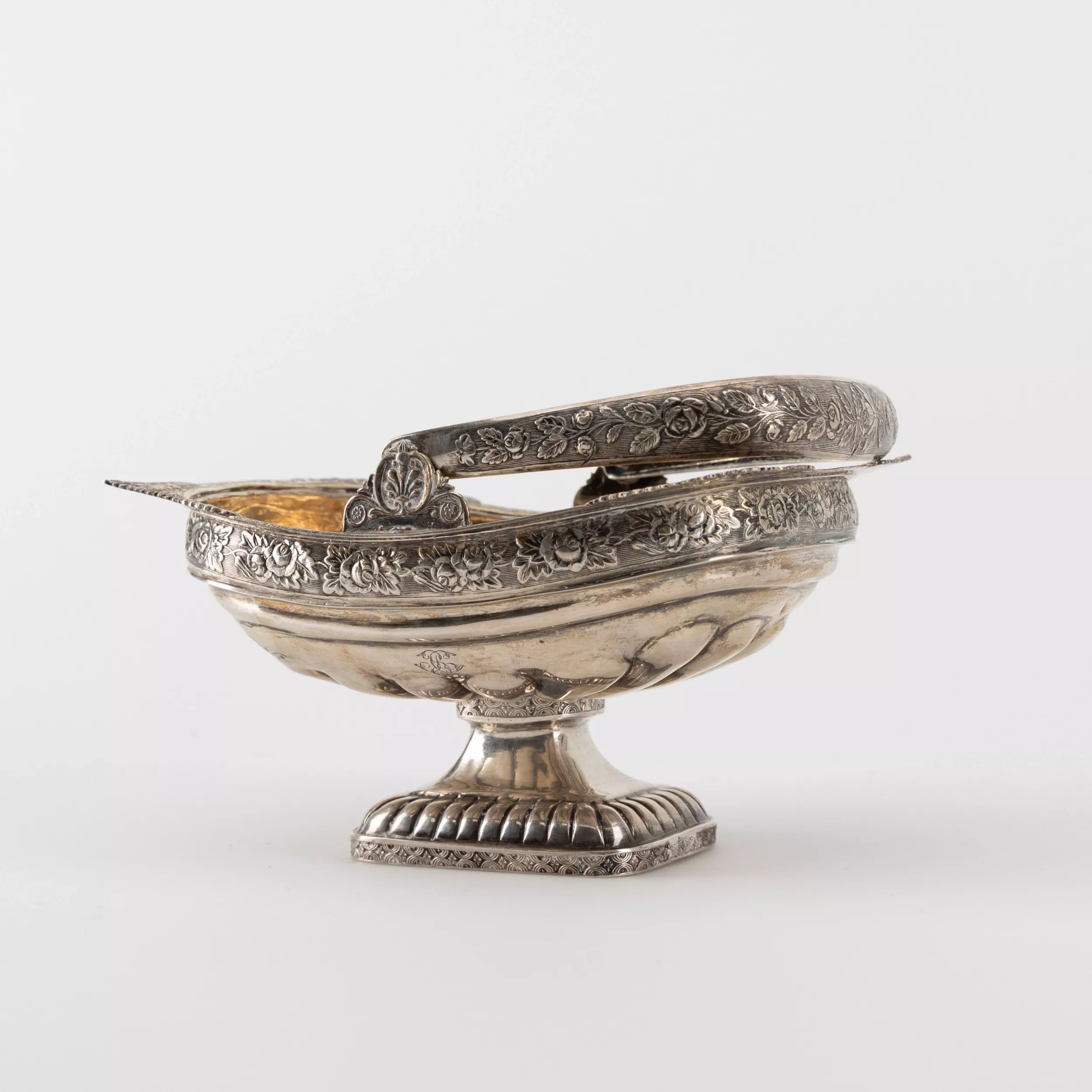 Russian silver candy bowl. St. Petersburg 1837 - Image 2 of 4