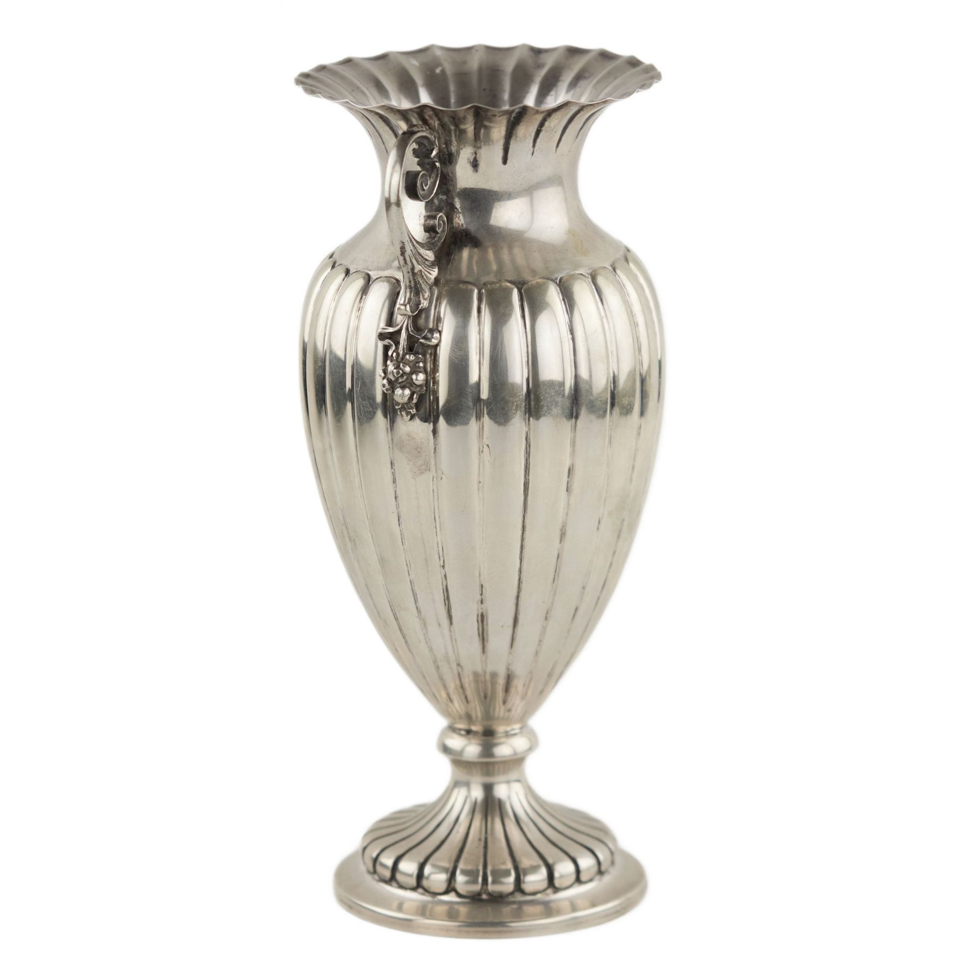 Italian silver vase. - Bild 3 aus 7