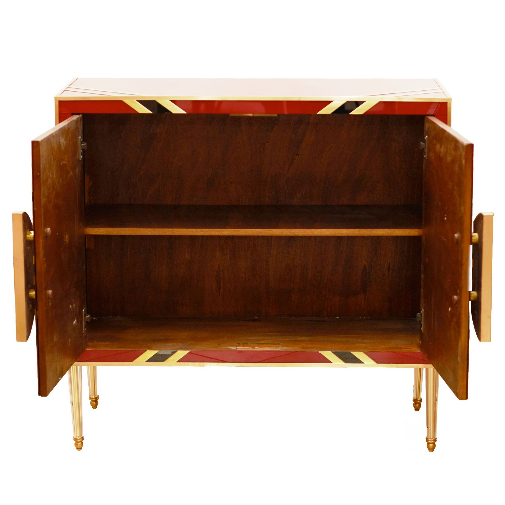 Pair of chests of drawers. Murano glass. 1980 - Bild 6 aus 8
