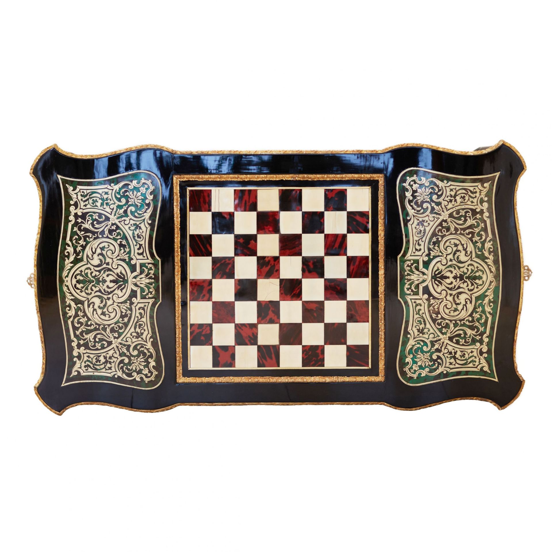 Game chess table in Boulle style. France. Turn of the 19th-20th century. - Bild 7 aus 11