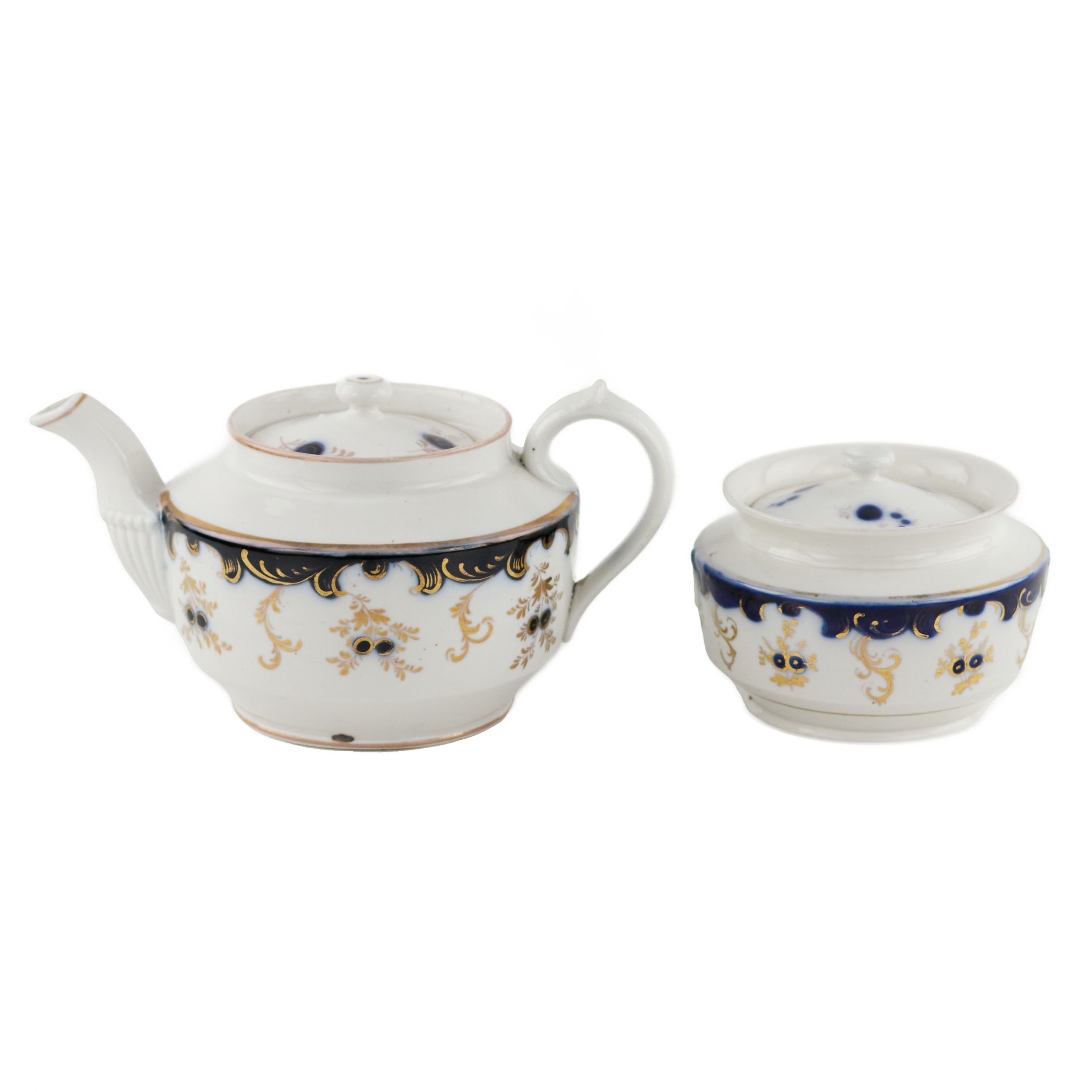 Kuznetsov`s tea porcelain service. Riga, mid-19th century. - Image 2 of 8