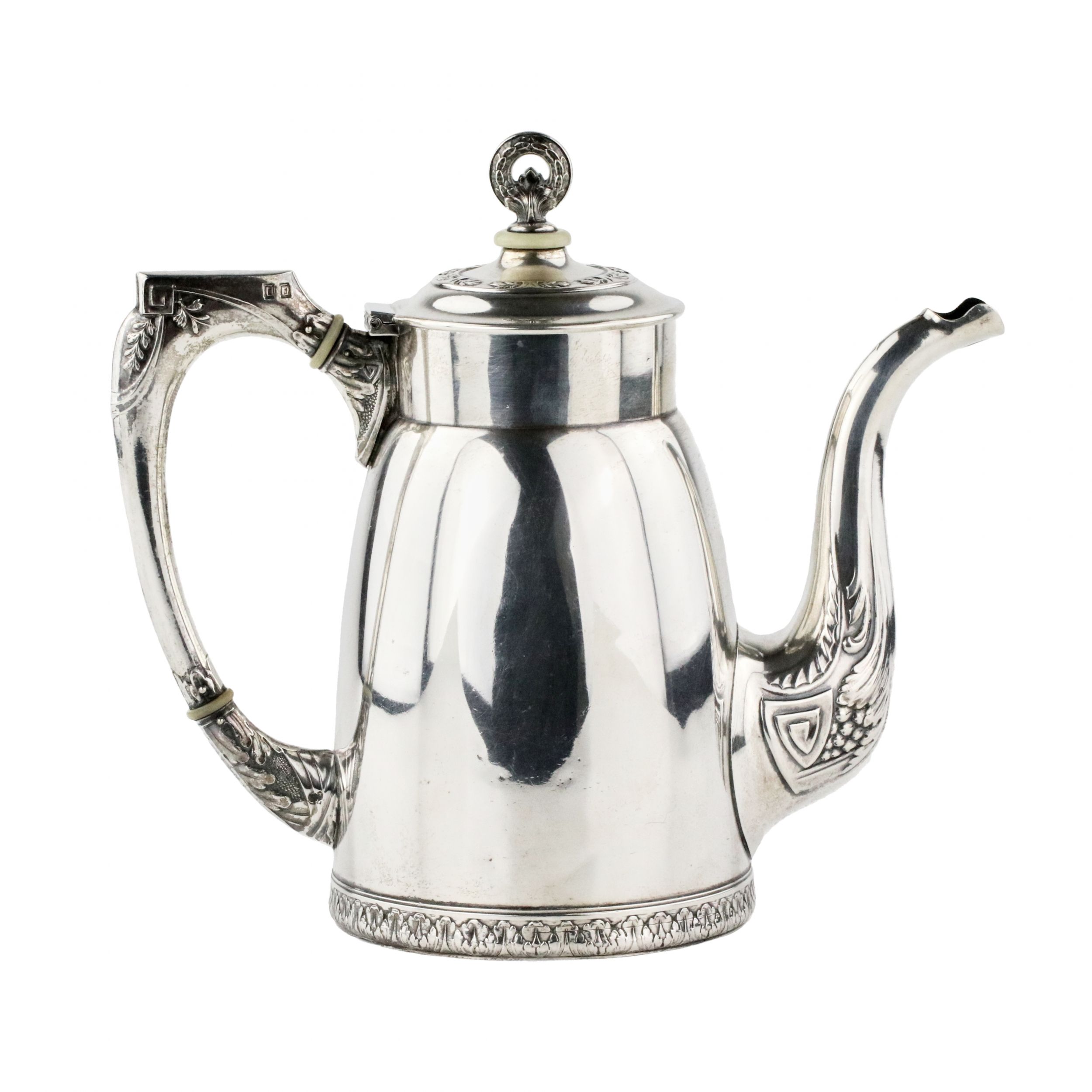Russian silver tea and coffee service. 2nd Moscow Artel. 1908-1917. - Image 3 of 15