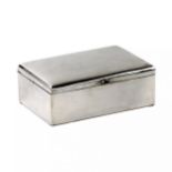 Silver cigar box