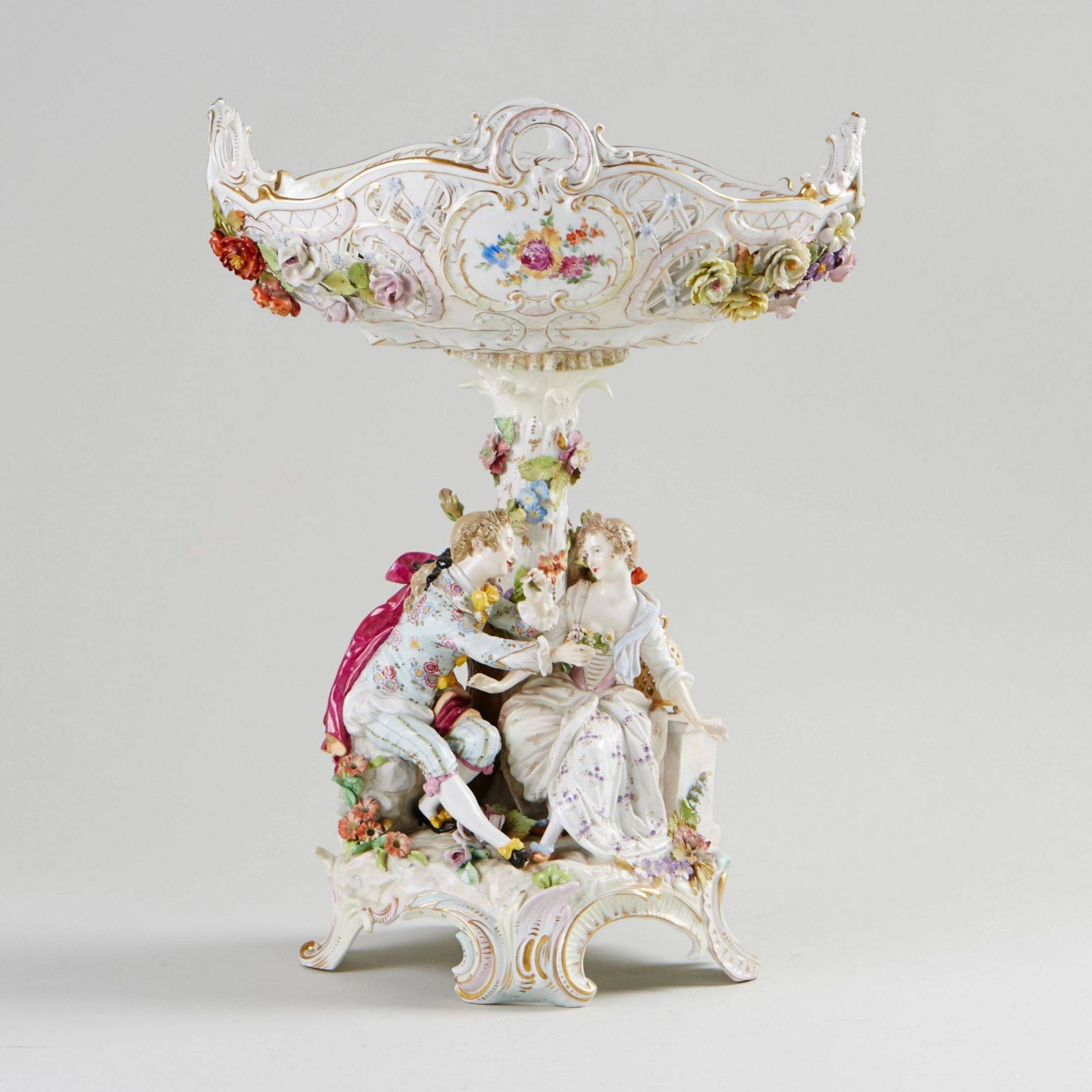 Fruit vase. Carl Thieme. - Image 8 of 8