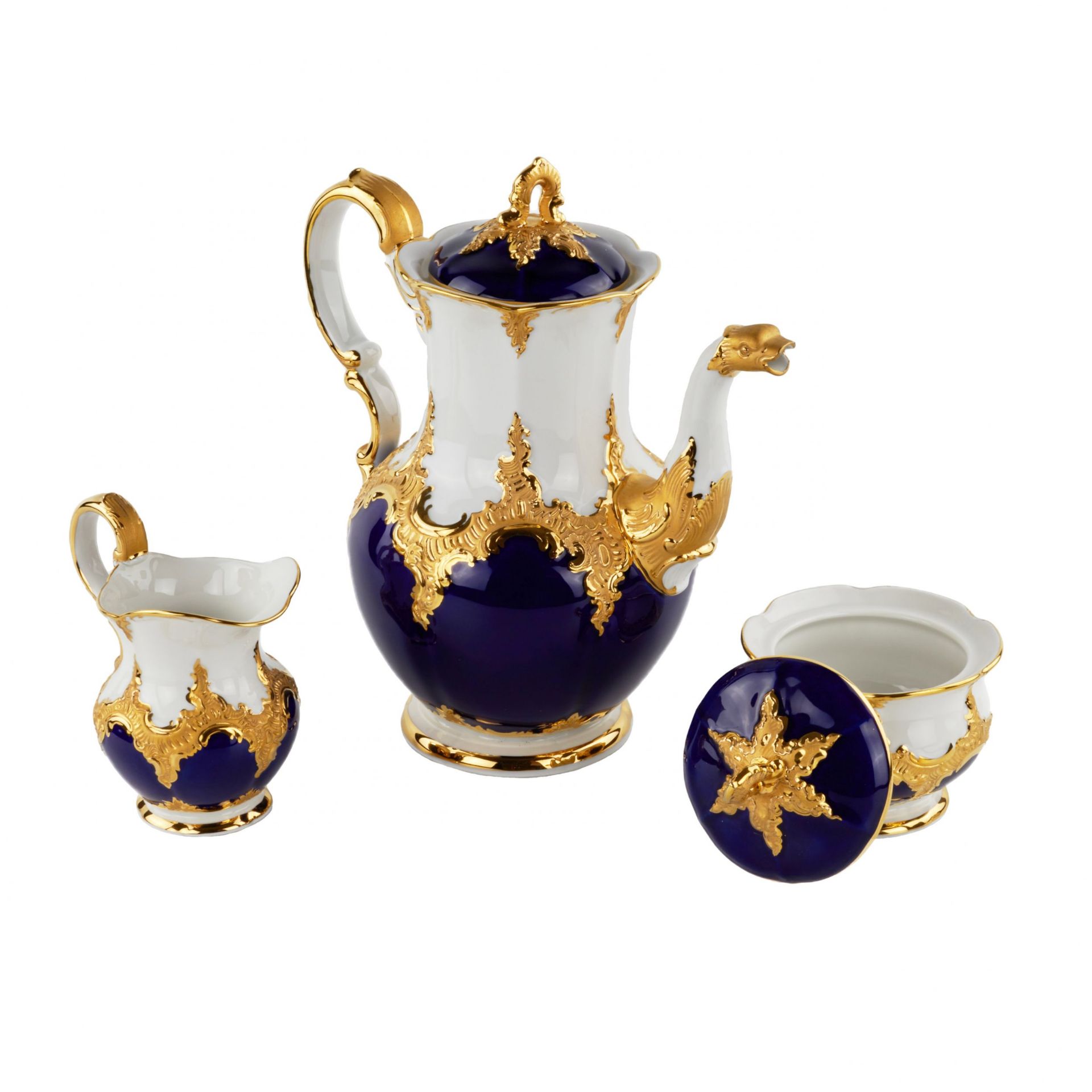 MEISSEN coffee service for six persons. After 1933. - Bild 5 aus 8