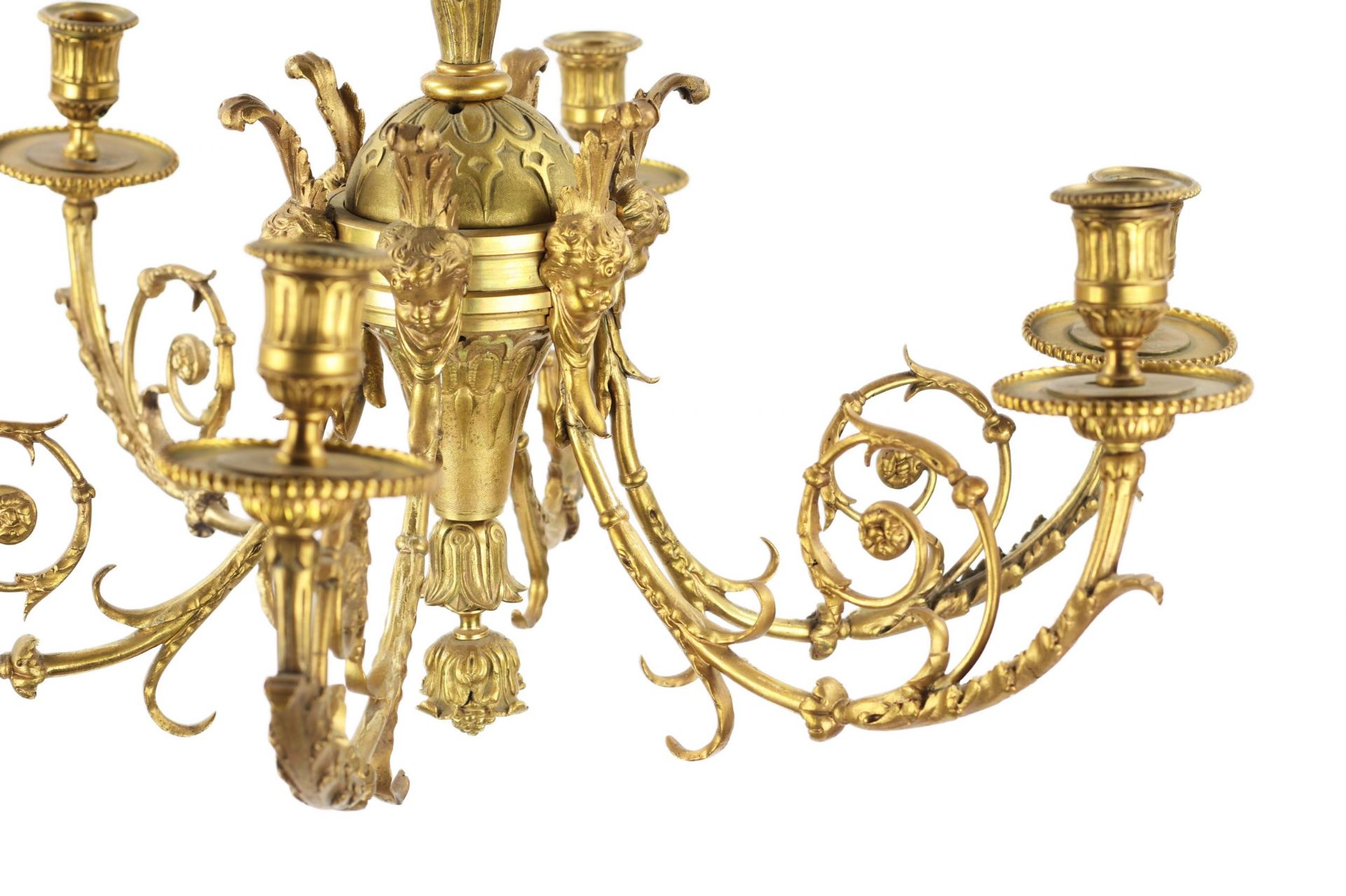 Louis XVI style chandelier. - Bild 4 aus 5