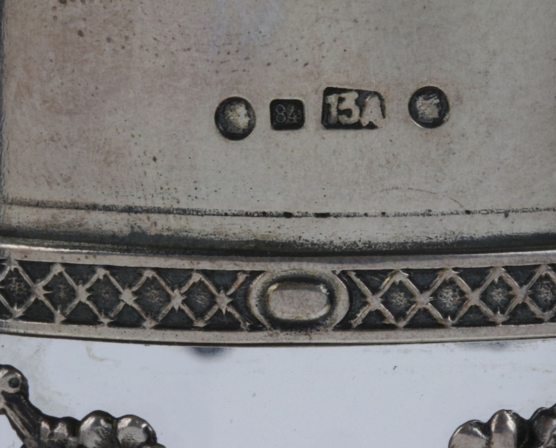 Crystal jug in silver. 13th Artel. Moscow - Bild 8 aus 11